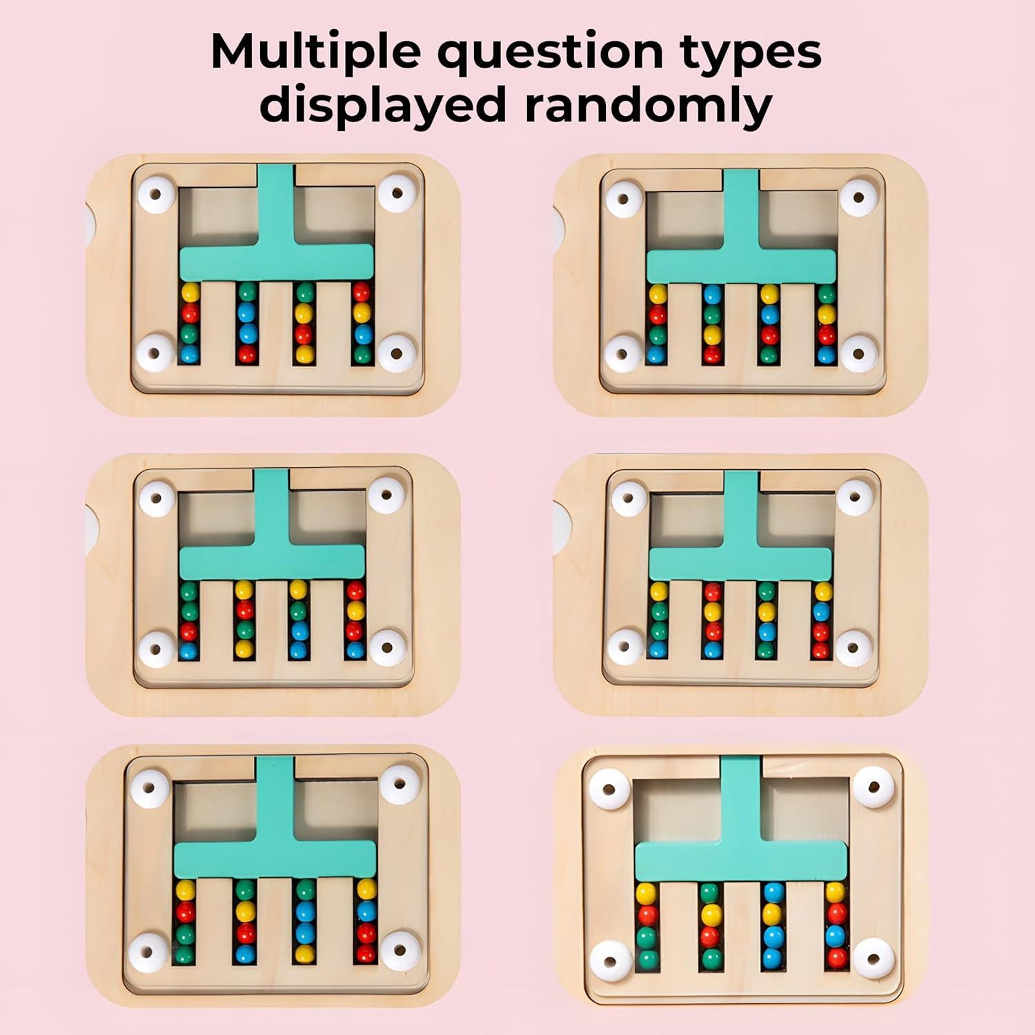 Rompecabezas Deslizante de Madera Haugboag 18.5x20.5cm 3+