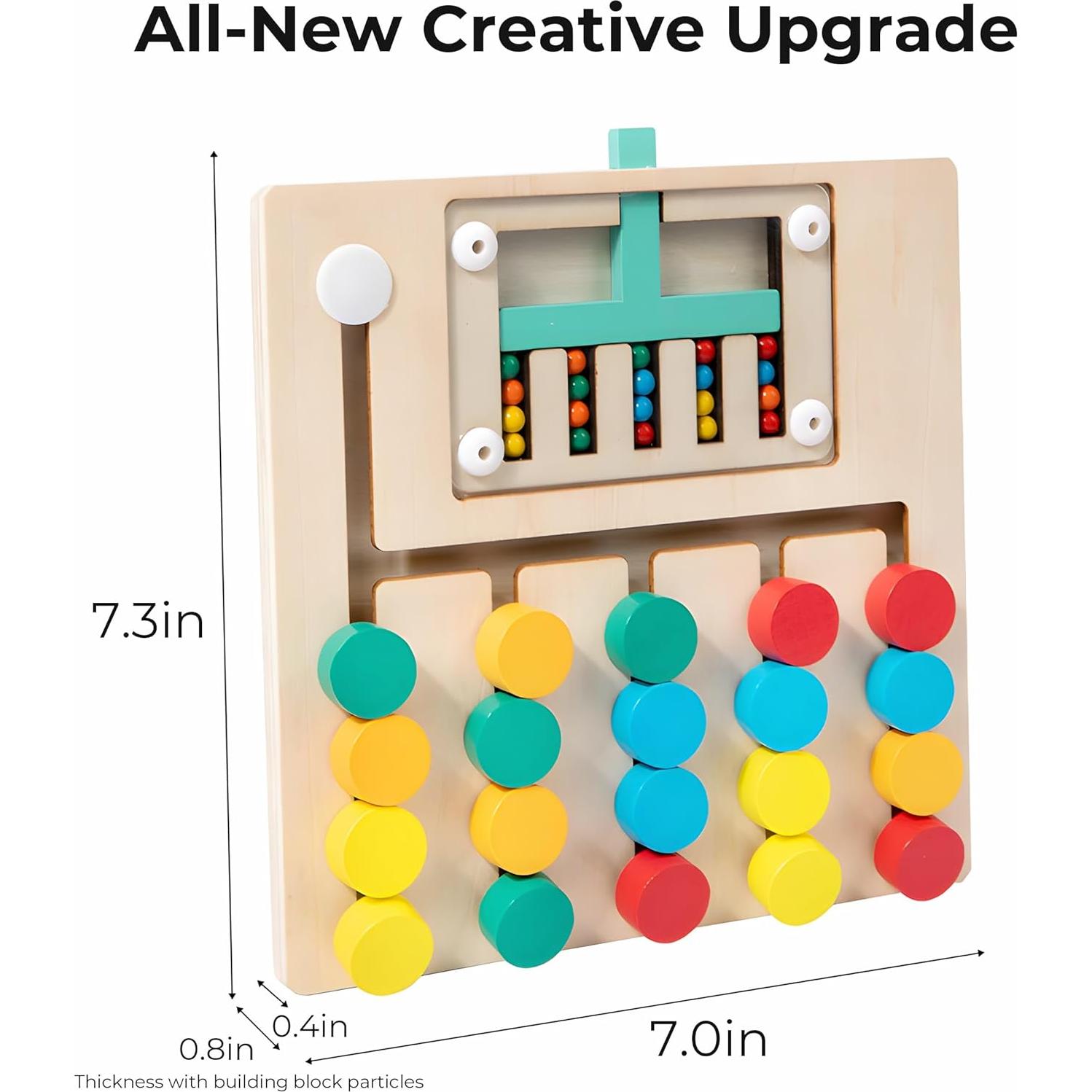 Rompecabezas Deslizante de Madera Haugboag 18.5x20.5cm 3+