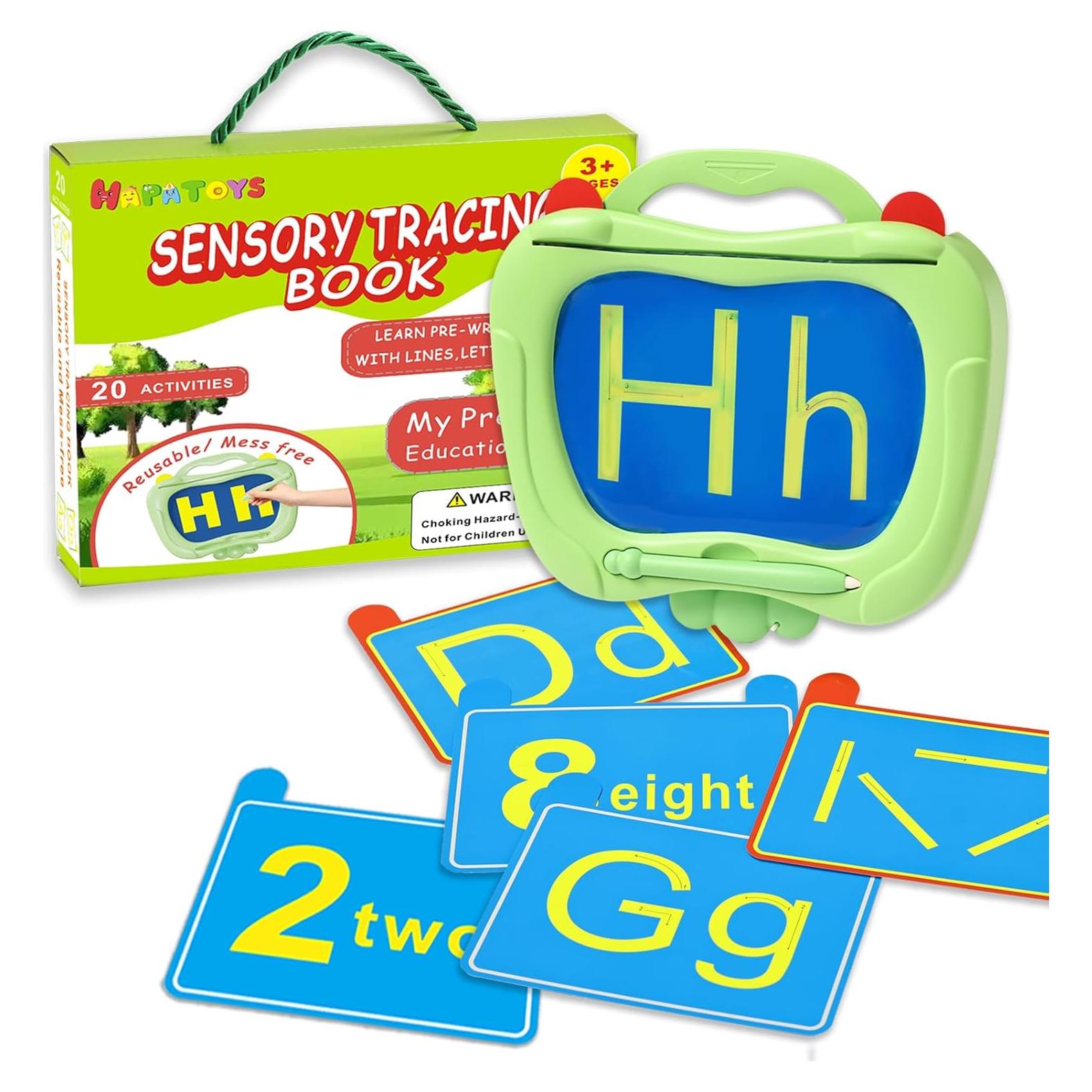 Almohadilla Reutilizable HAPATOYS para Trazar Letras y Números