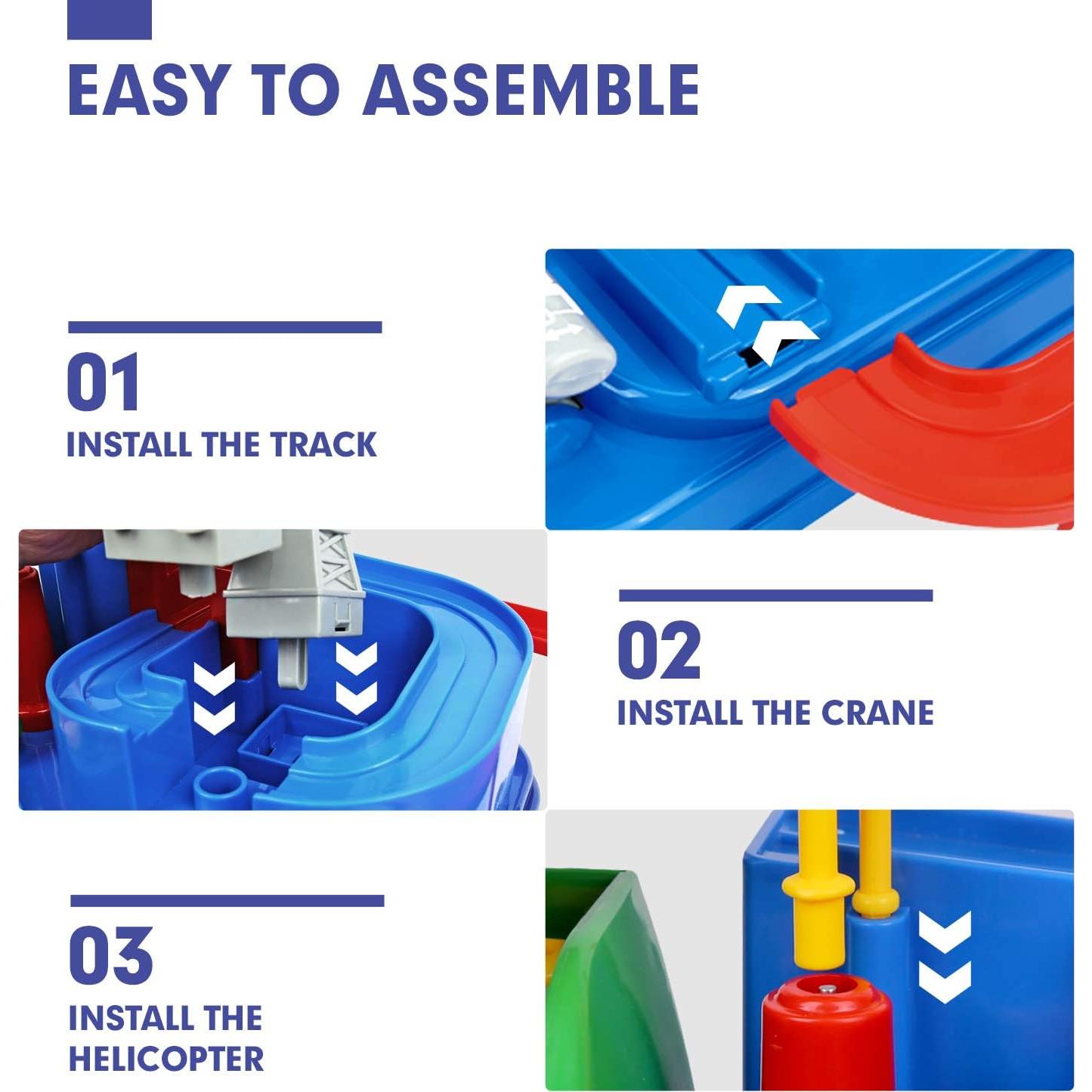 Pista de Carreras Hahaland para Niños 3-8 Años - Juguete Educativo