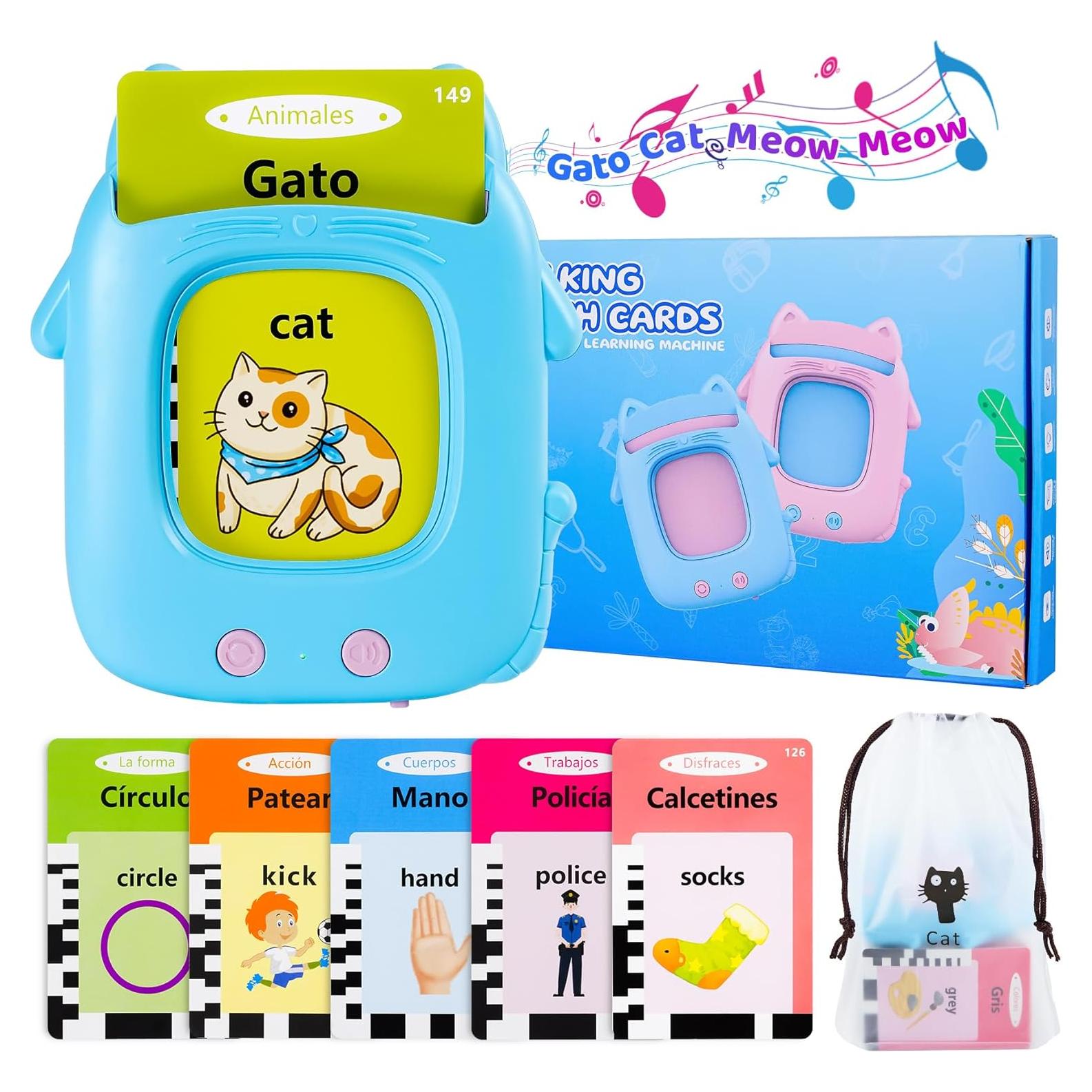 Tarjetas de Flash que Hablan Gimgong 224 Palabras Bilingües