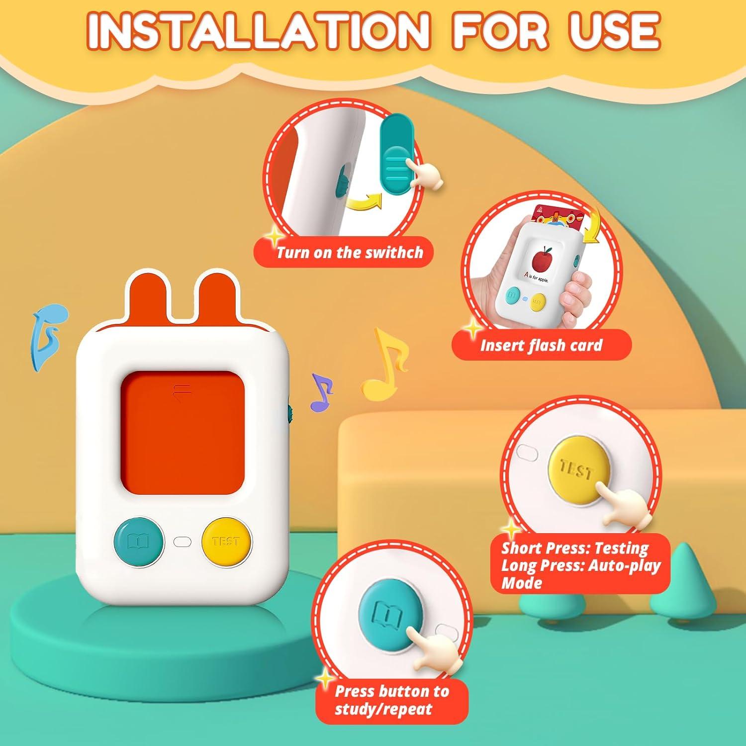 Tarjetas de Flash Hablantes Super Wings - 106 Piezas Educativas