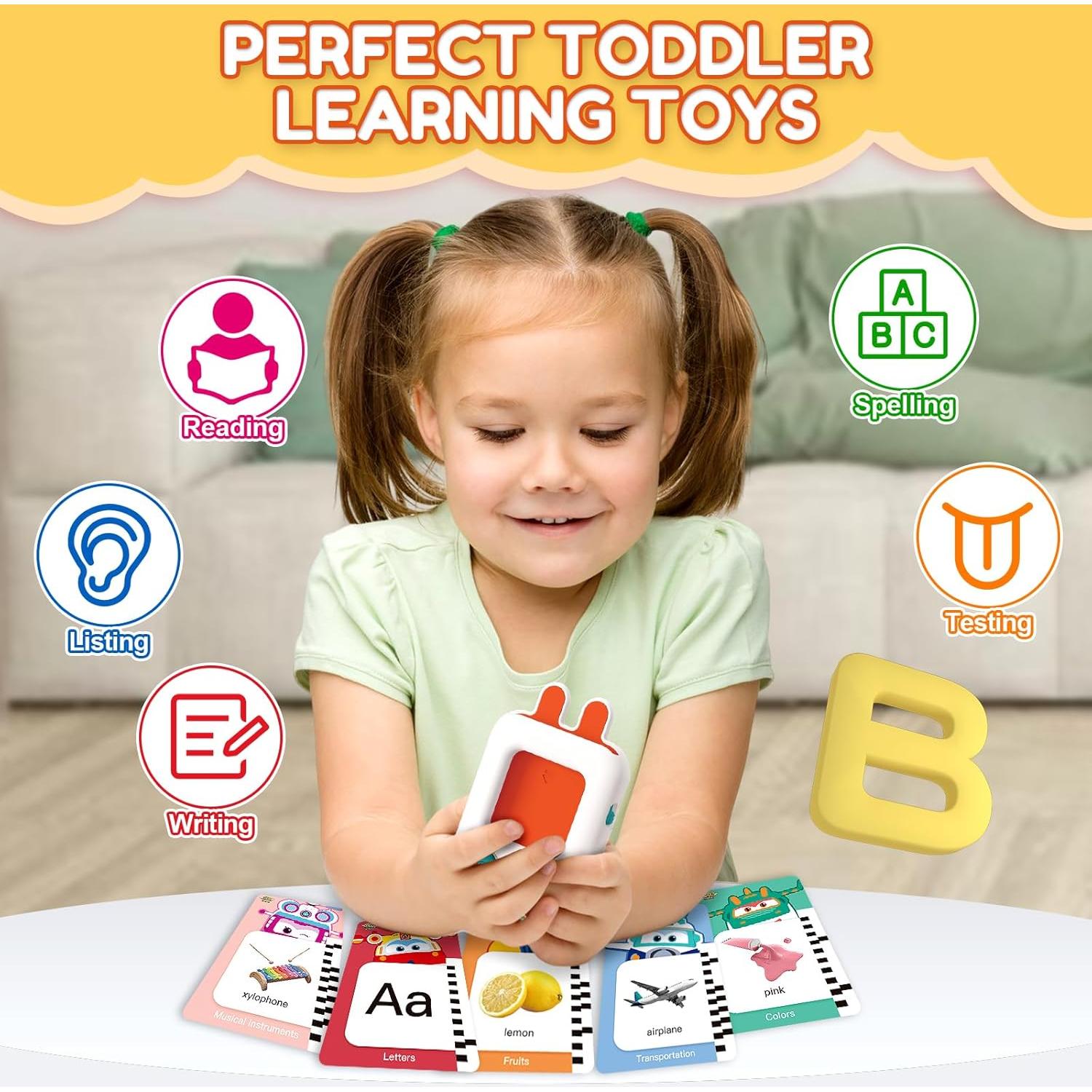 Tarjetas de Flash Hablantes Super Wings - 106 Piezas Educativas