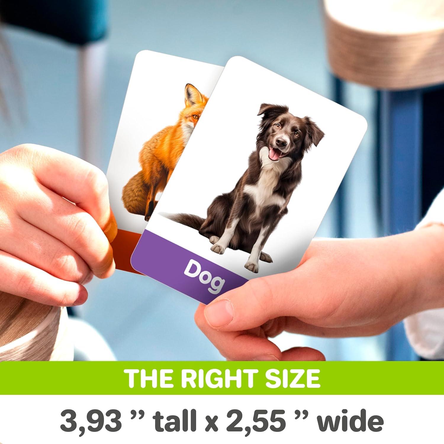 Tarjetas de Aprendizaje QUOKKA 60 PCS para Niños 1-6 Años