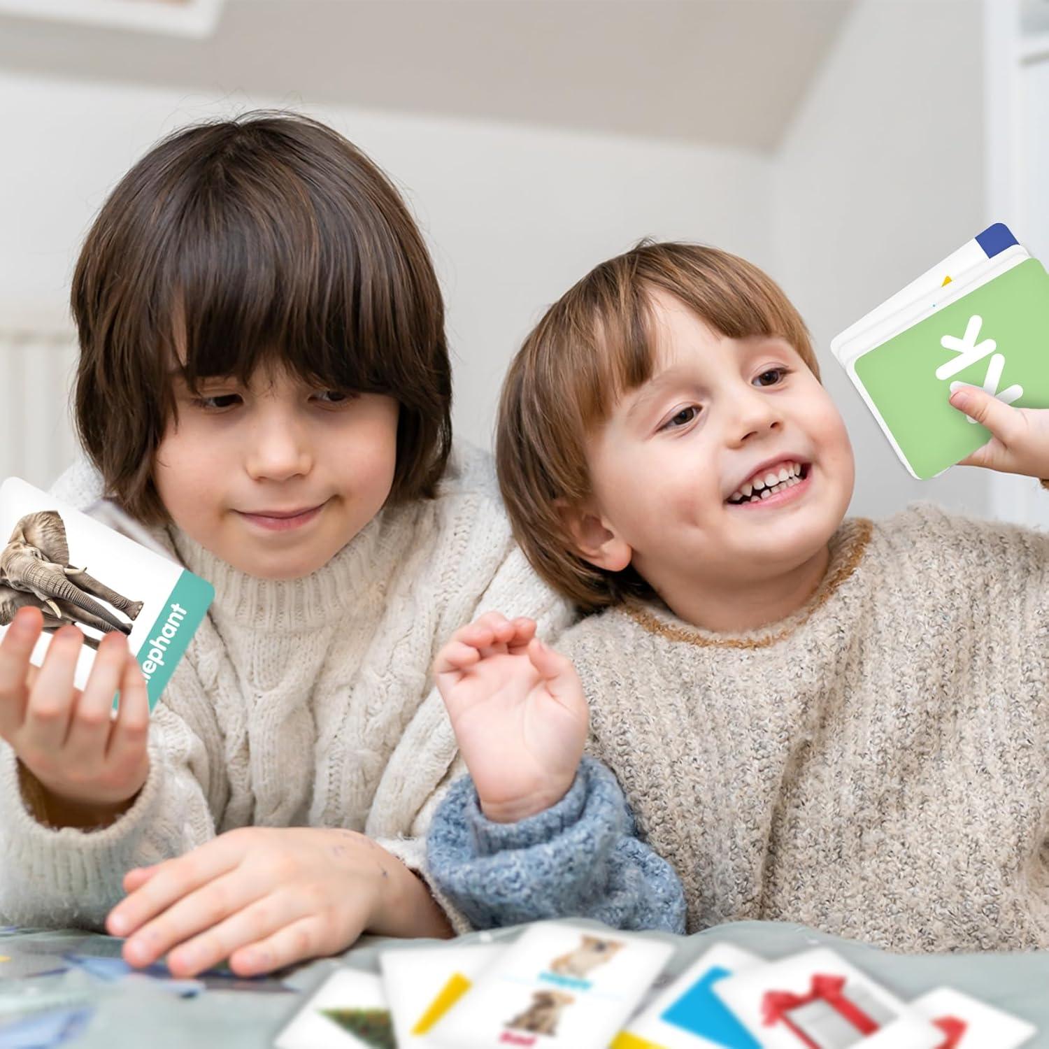 Tarjetas de Aprendizaje QUOKKA 60 PCS para Niños 1-6 Años