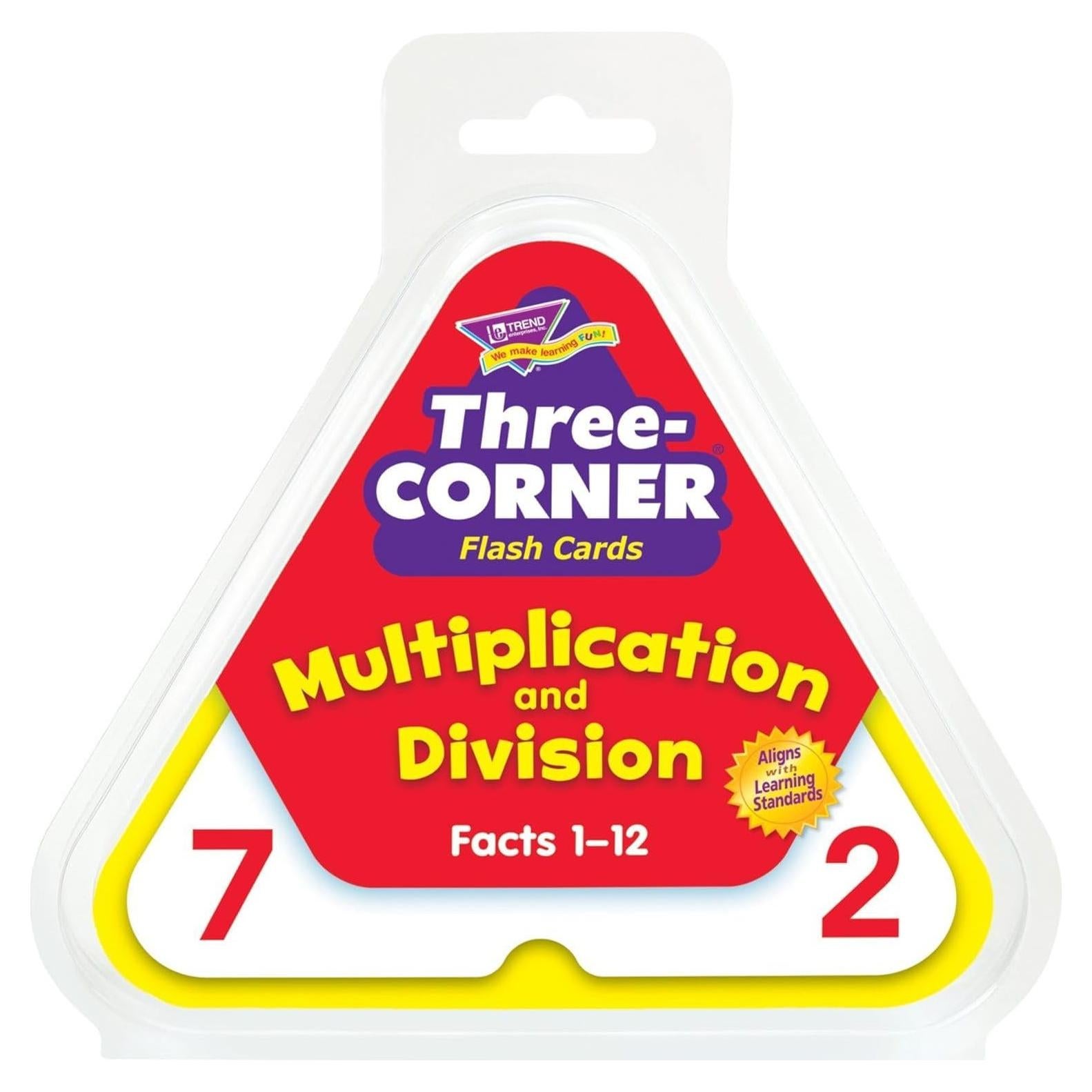 Tarjetas de Flash Matemáticas TREND - Multiplicación y División