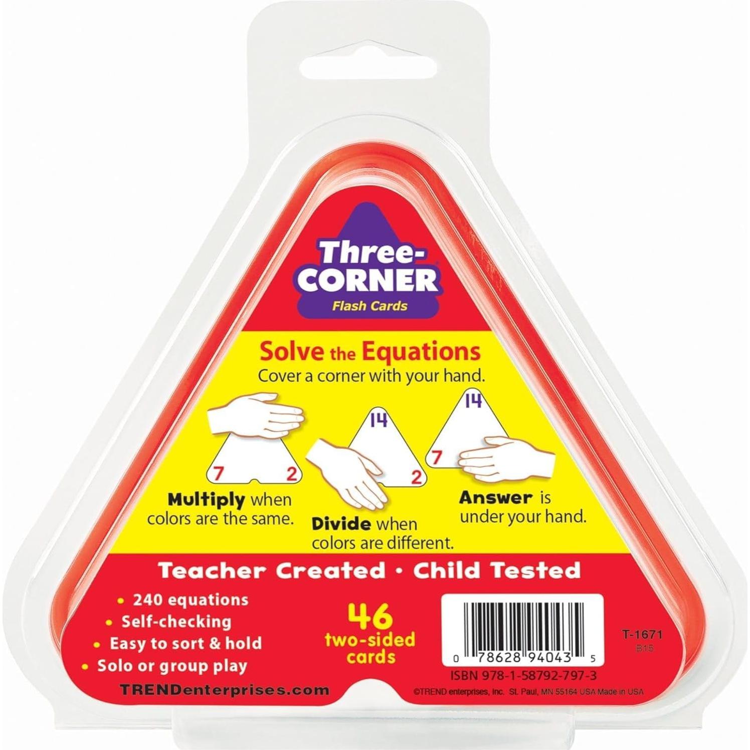 Tarjetas de Flash Matemáticas TREND - Multiplicación y División