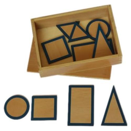 Conjunto de Figuras Planas de Madera Montessori Elite