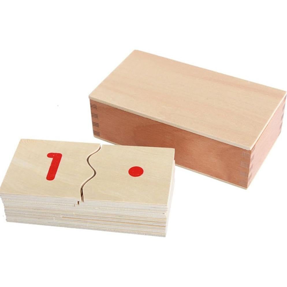 Rompecabezas Montessori de Números 1-10 Leader Joy 17.8x9.9cm