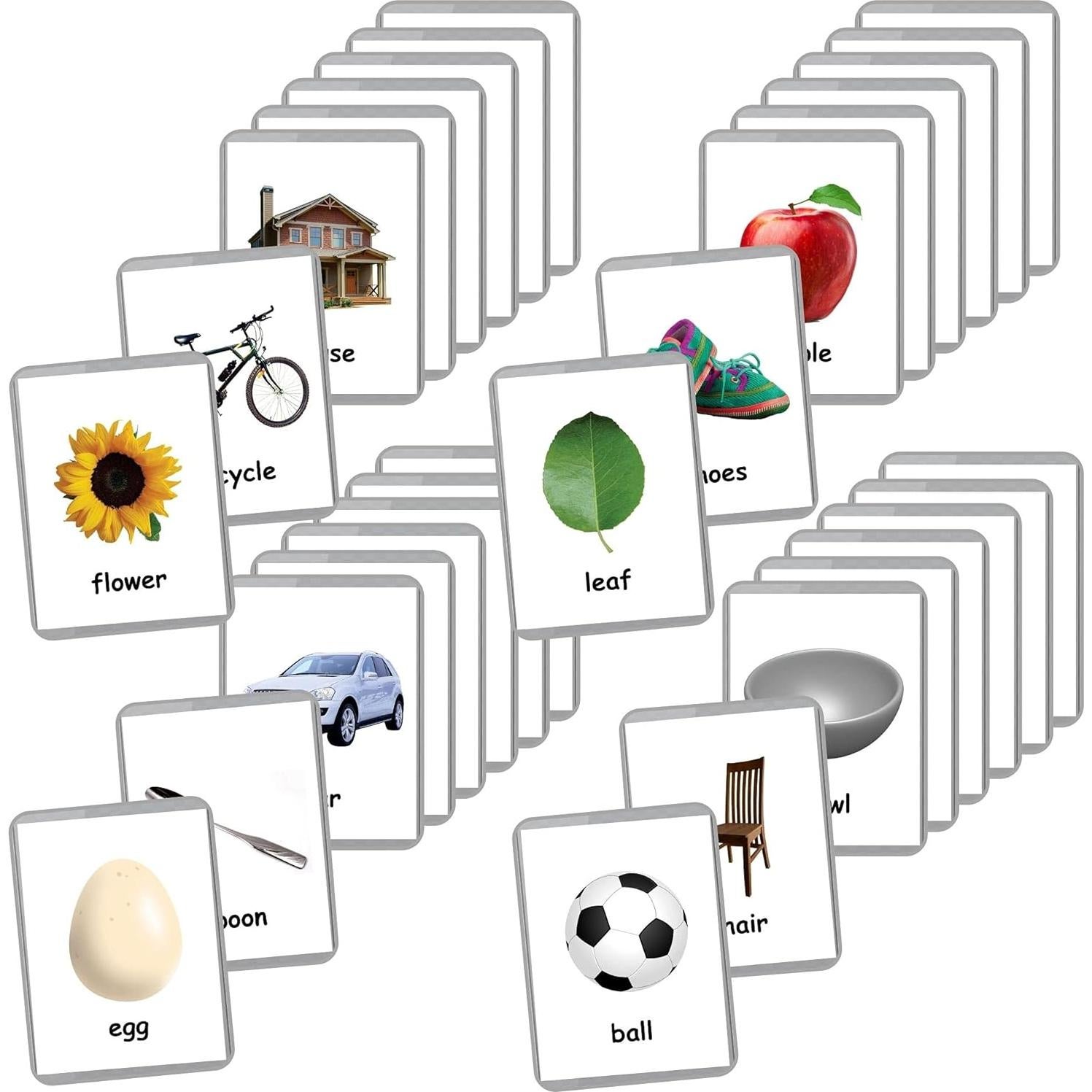 Tarjetas de Palabras Iniciales LifeLoLo - 48 Tarjetas Bilingües