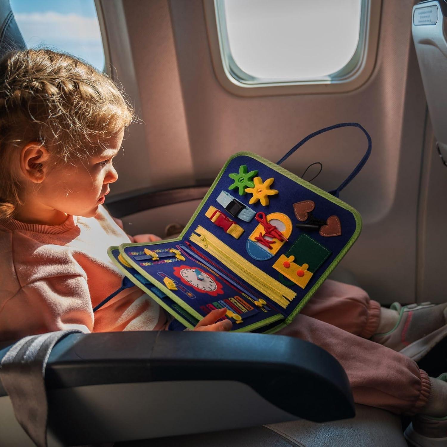 Tablero Ocupado Montessori 27.9x22.9cm Juguete Educativo Niños