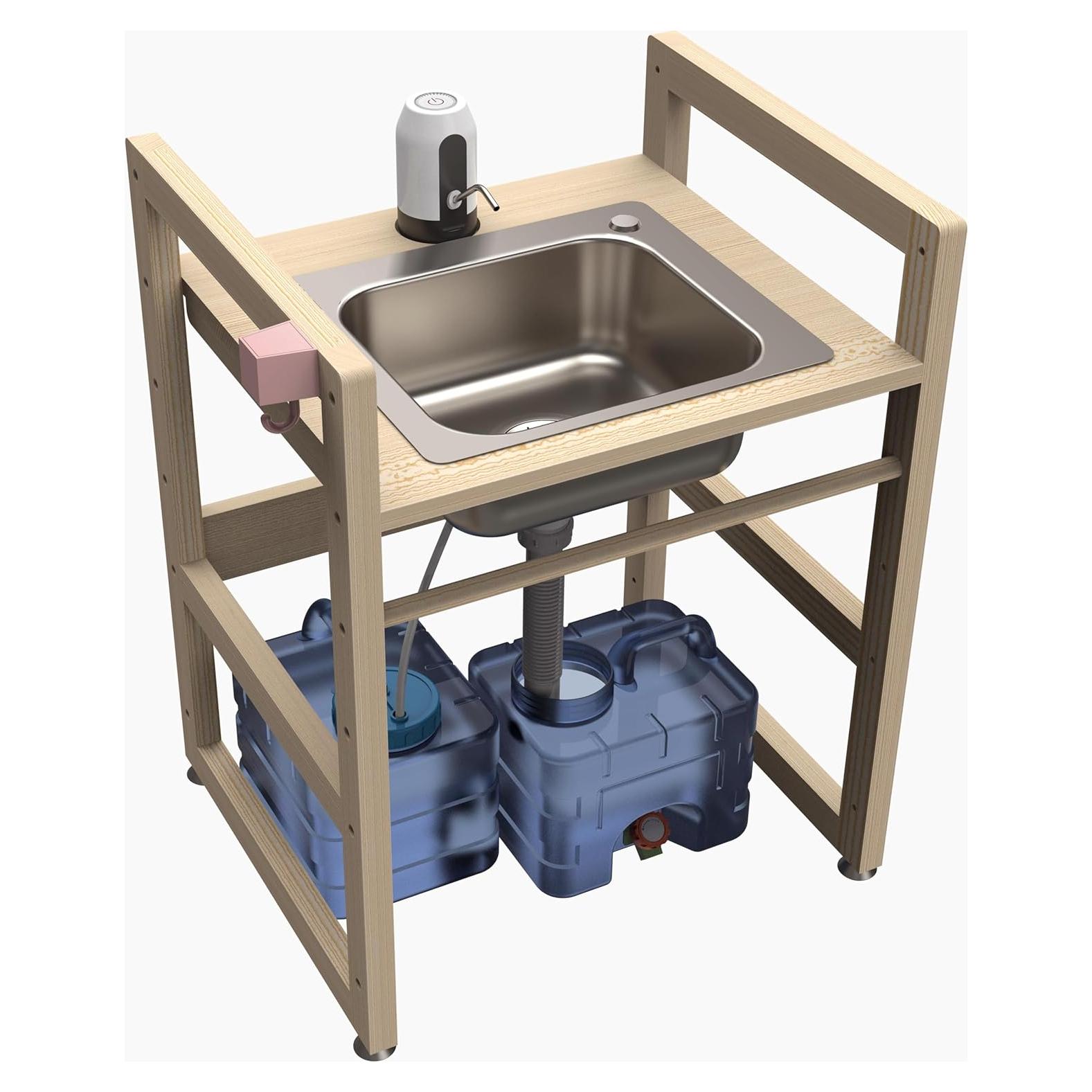 Lavabo Infantil SpeedyConnect Ajustable Acero Inoxidable 71cm