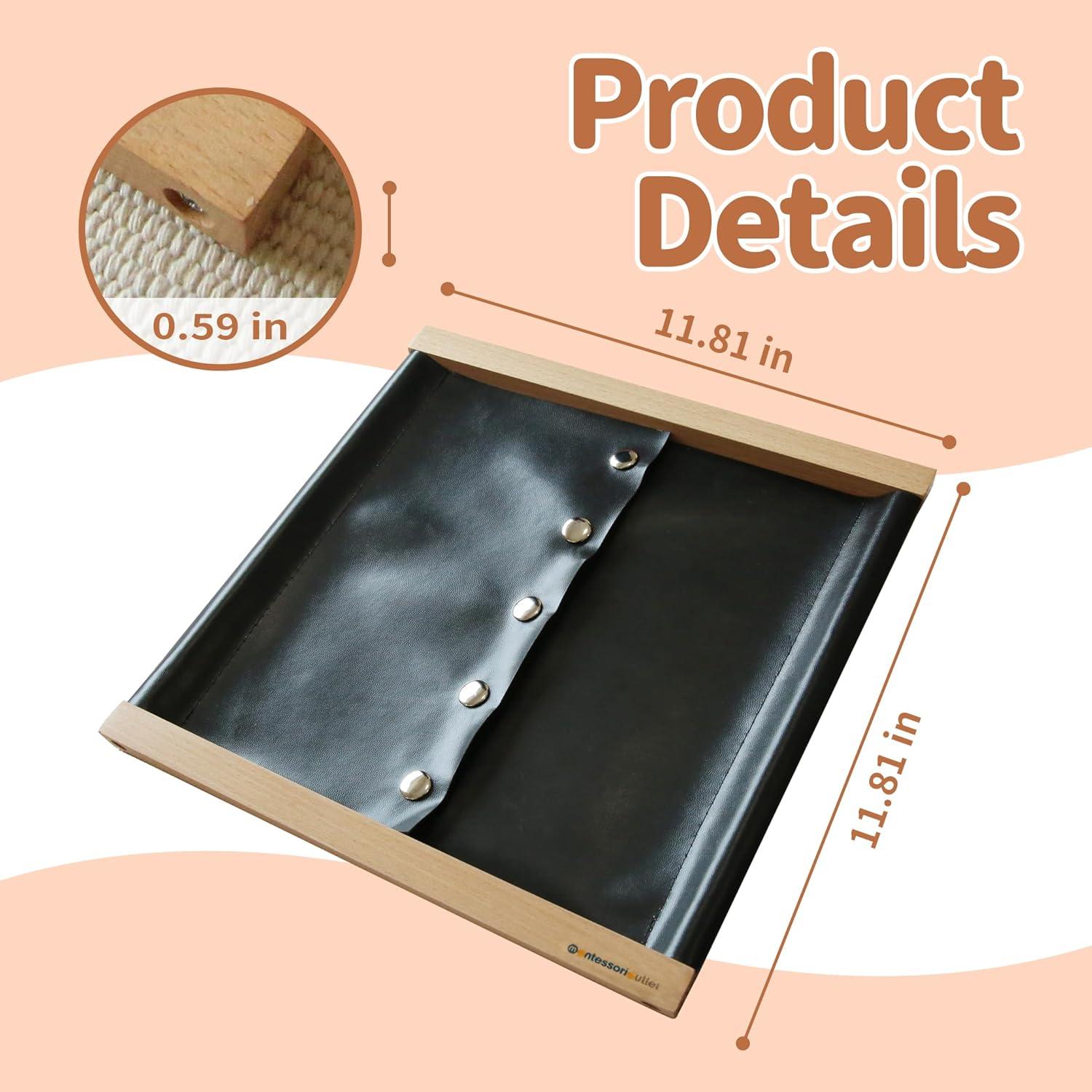 Marco de Abotonado Montessori Outlet para Niños 3-6 Años