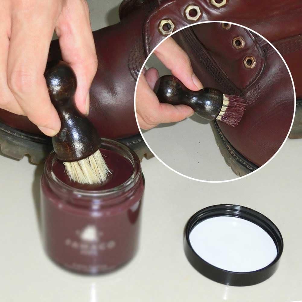 Cepillos para Brillar Zapatos Teensery - 4 Piezas Madera 7.5 cm