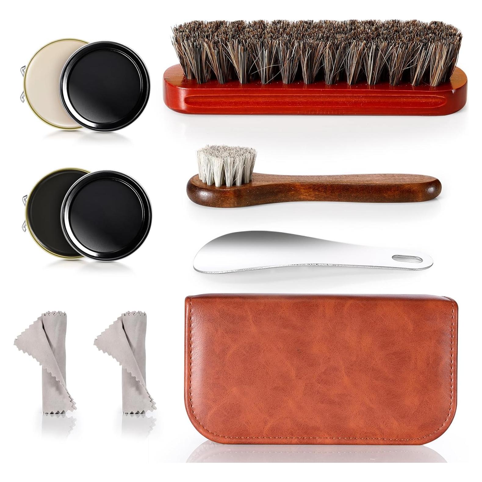 Kit de Cuidado para Zapatos de Cuero IPOW 7 Piezas