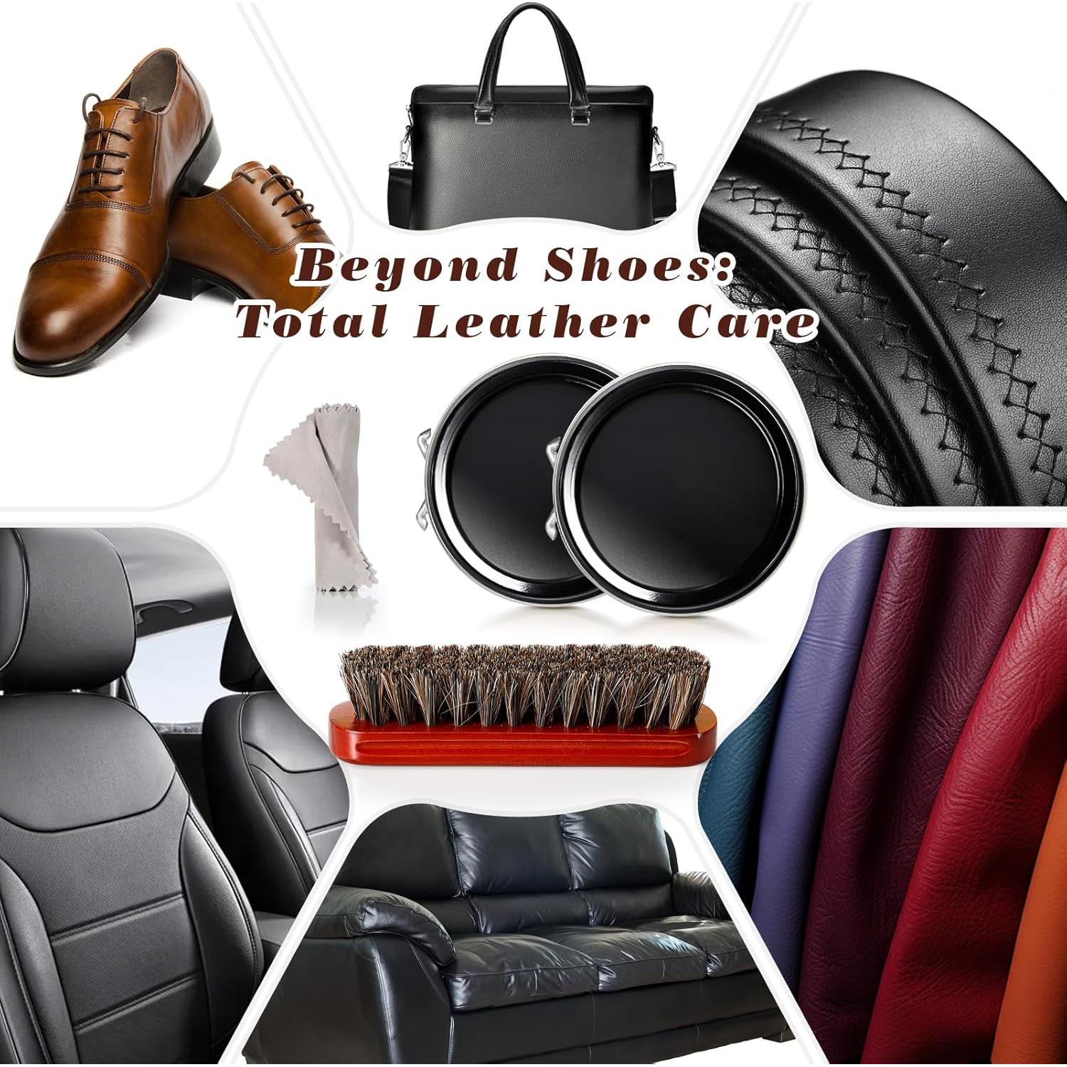 Kit de Cuidado para Zapatos de Cuero IPOW 7 Piezas