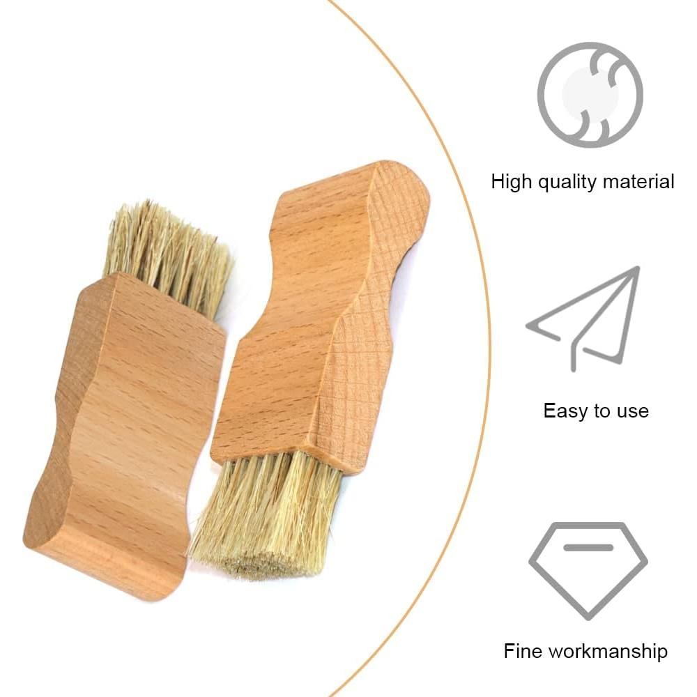 Cepillos Aplicadores de Betún para Zapatos QiangXINGYai - 2 Pcs