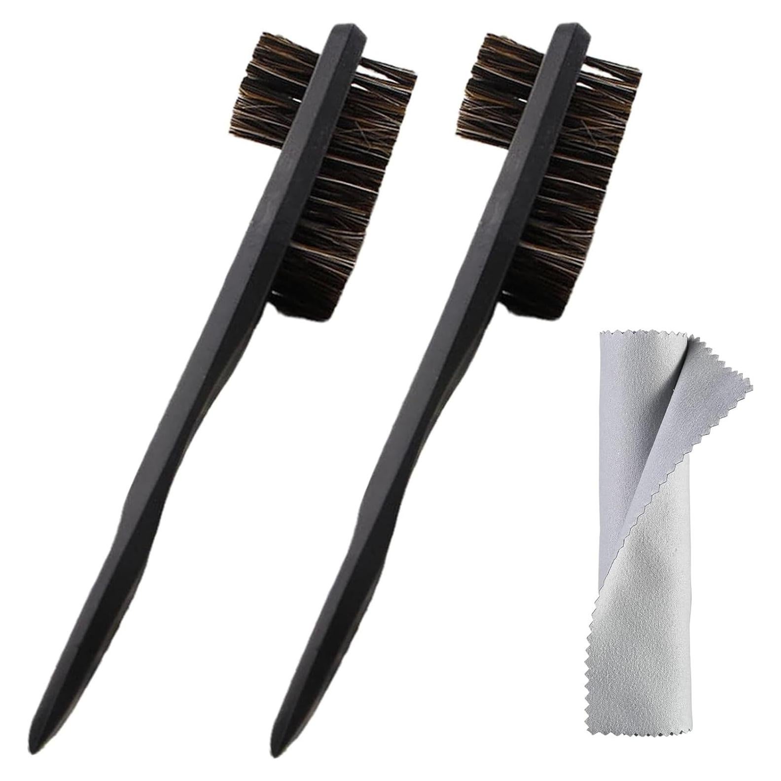 Kit de Cepillos para Brillo de Zapatos Ganganmax - Pelo de Caballo