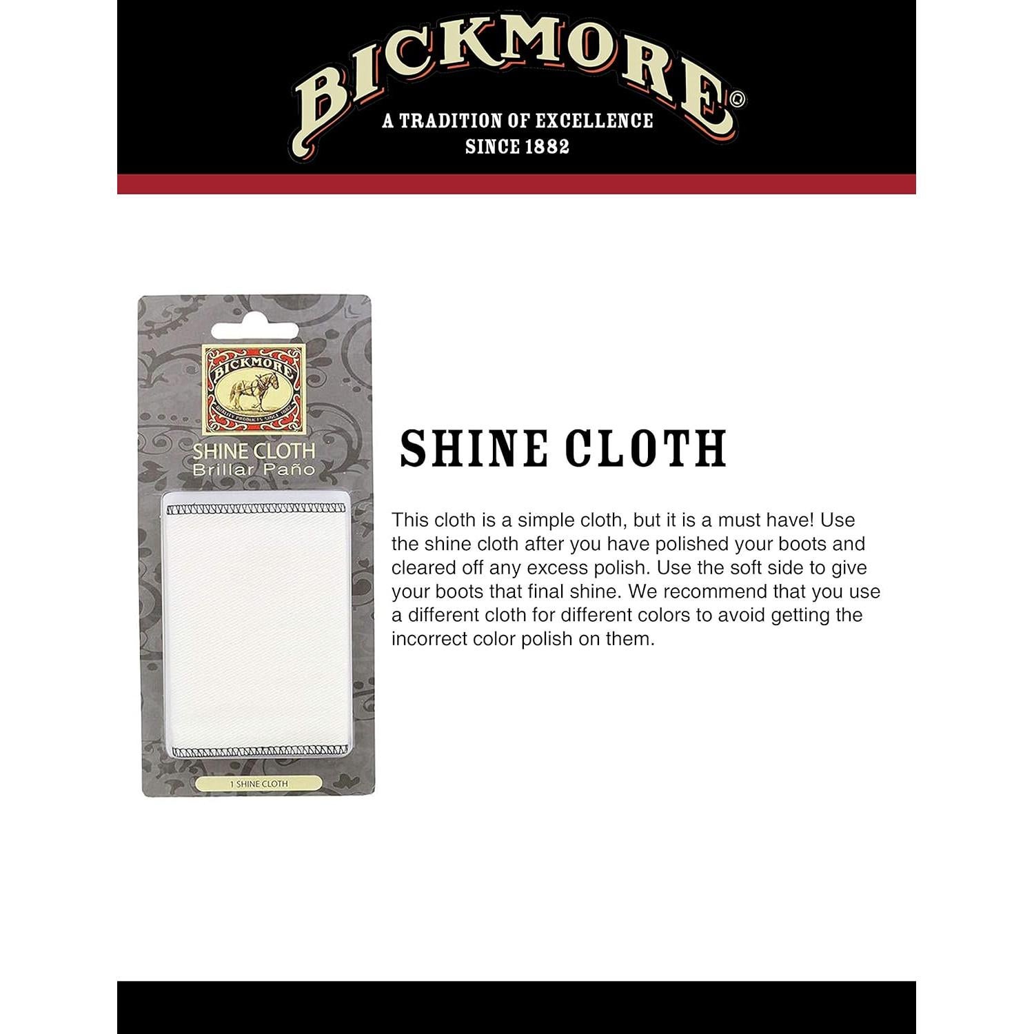 Paño de Franela de Algodón Bickmore para Brillar Zapatos