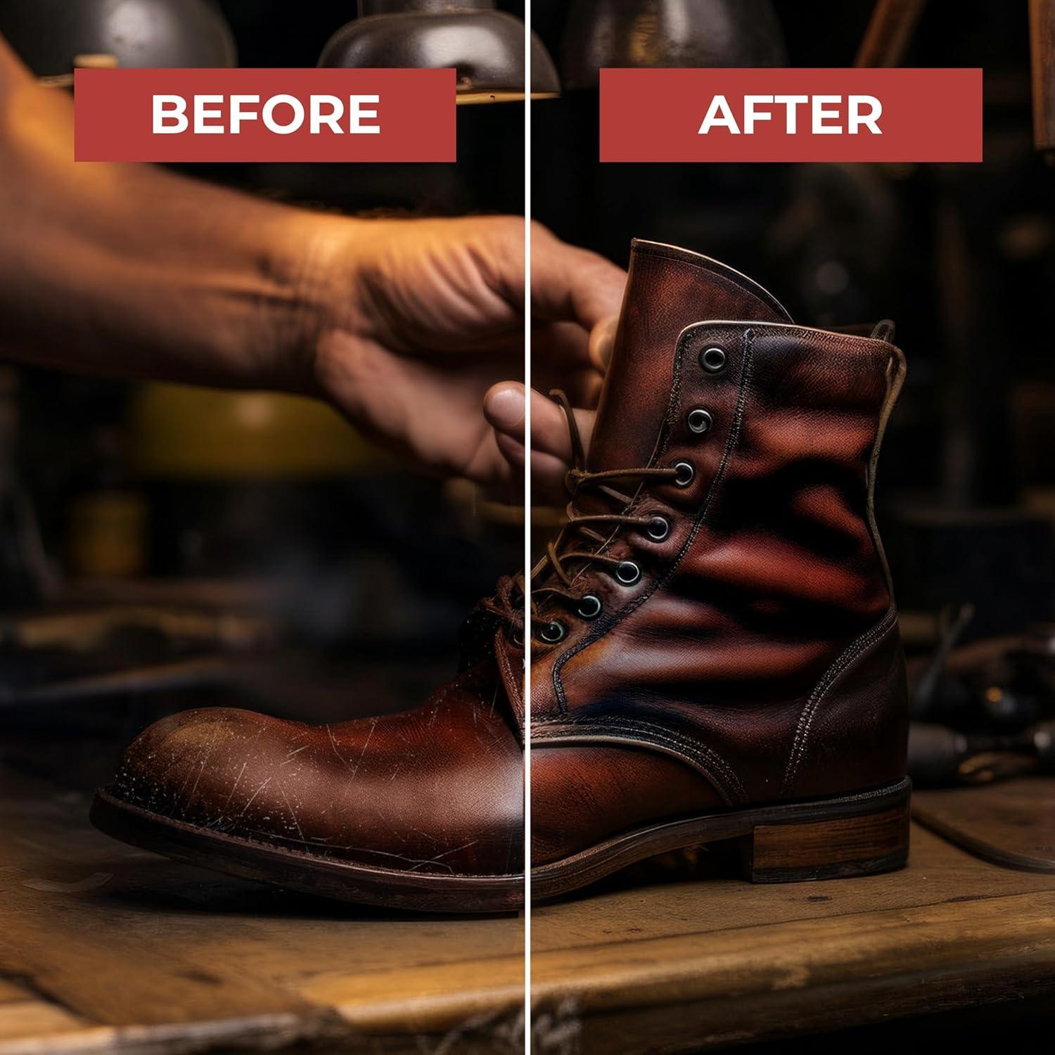 Kit de Brillo de Zapatos Kg con Cepillo y Pulimento Neutro