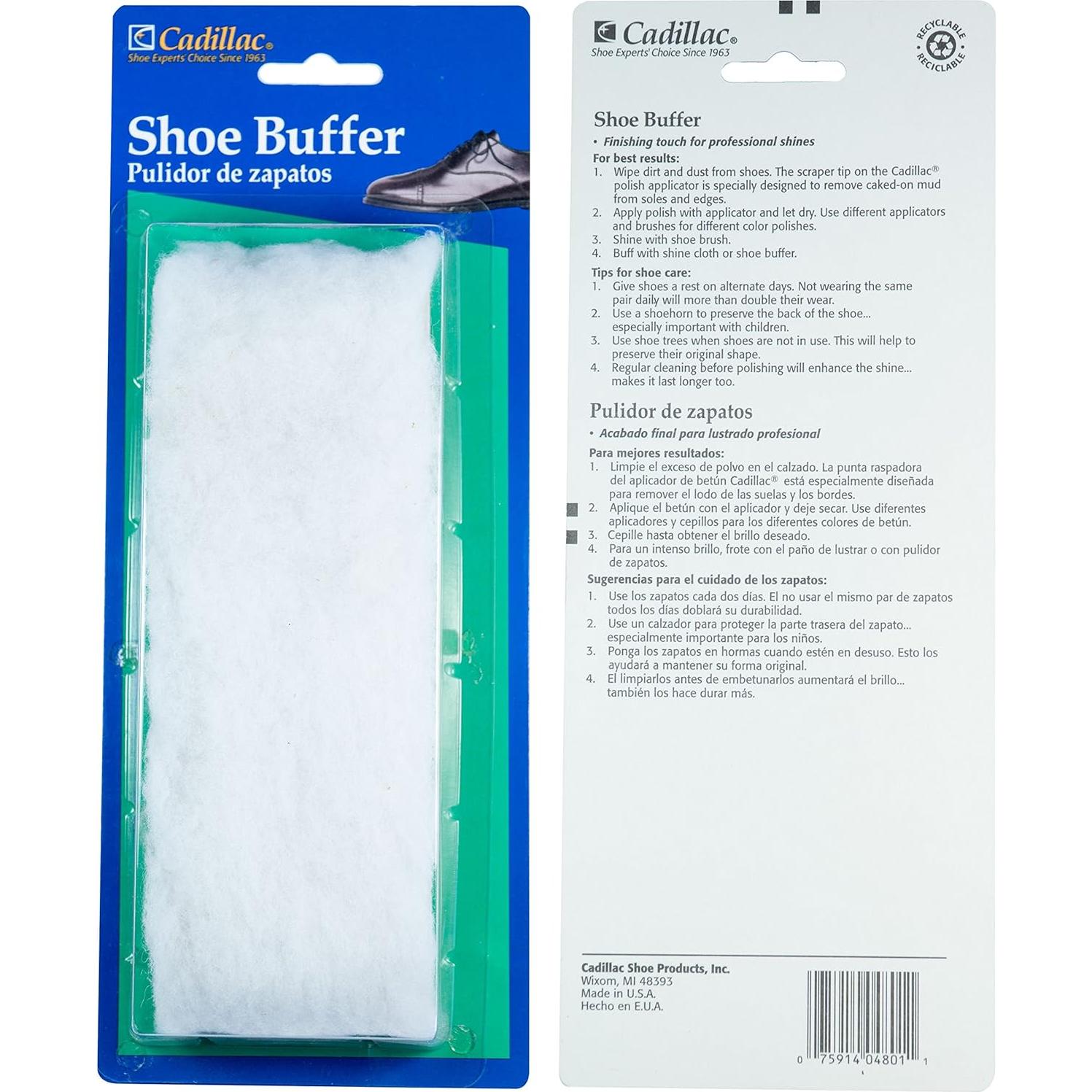 Pulidor de Zapatos Cadillac - Cepillo de Mano para Brillo