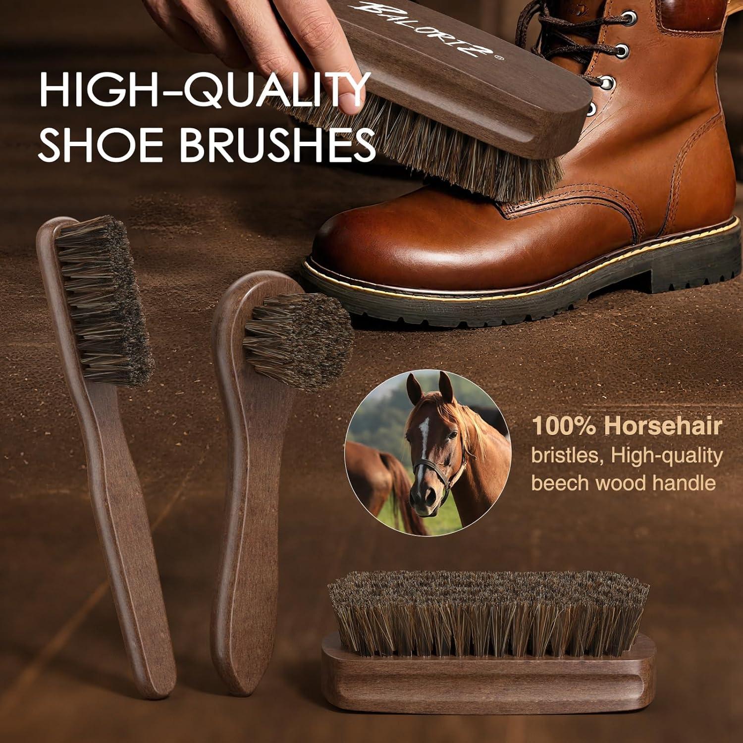 Kit de Brillo para Zapatos Jiuzuan 13 Piezas Cuidado Cuero