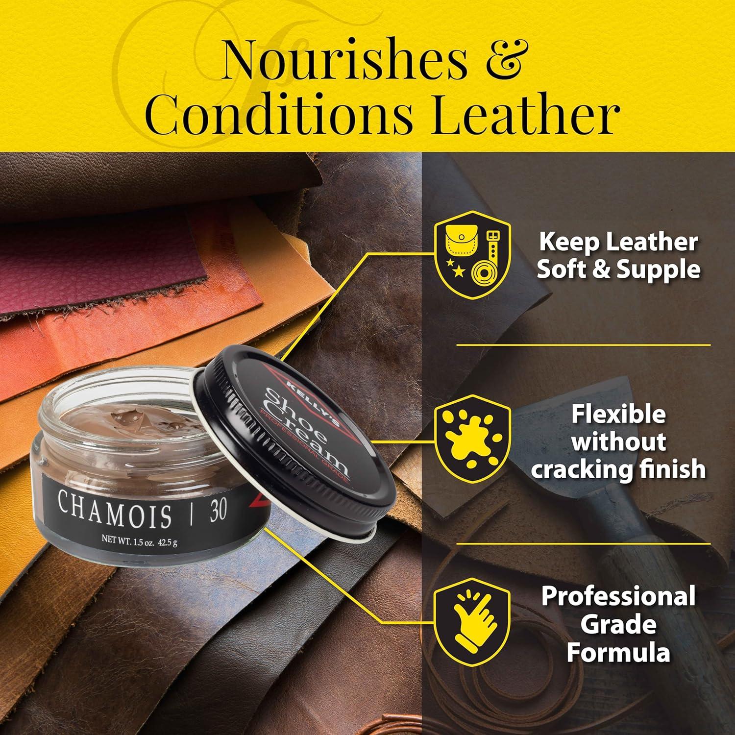 Pulimento de Zapatos Kelly 42.5 g - Crema Chamois Profesional