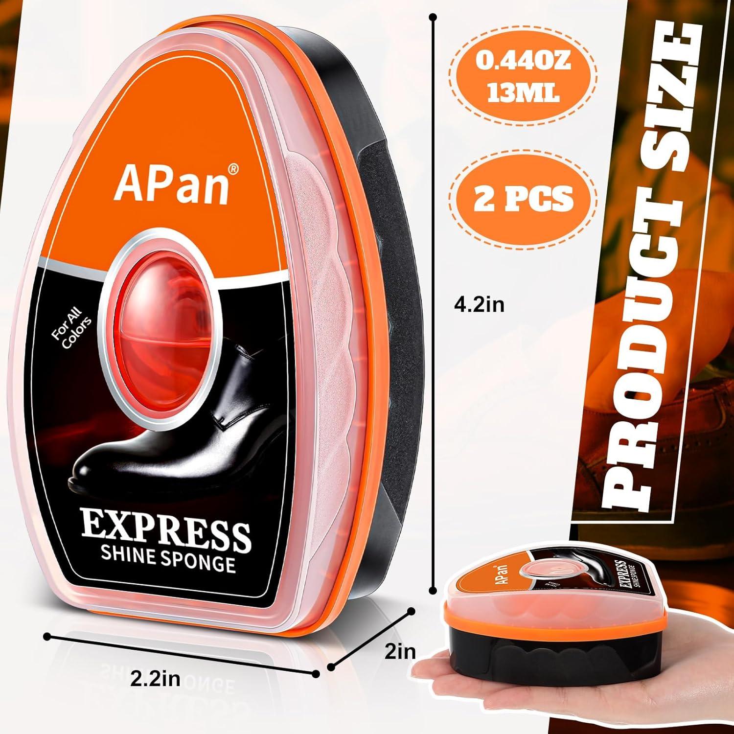 Esponjas Brillantes para Betún de Zapatos Wovnet - 2 Pcs 68g