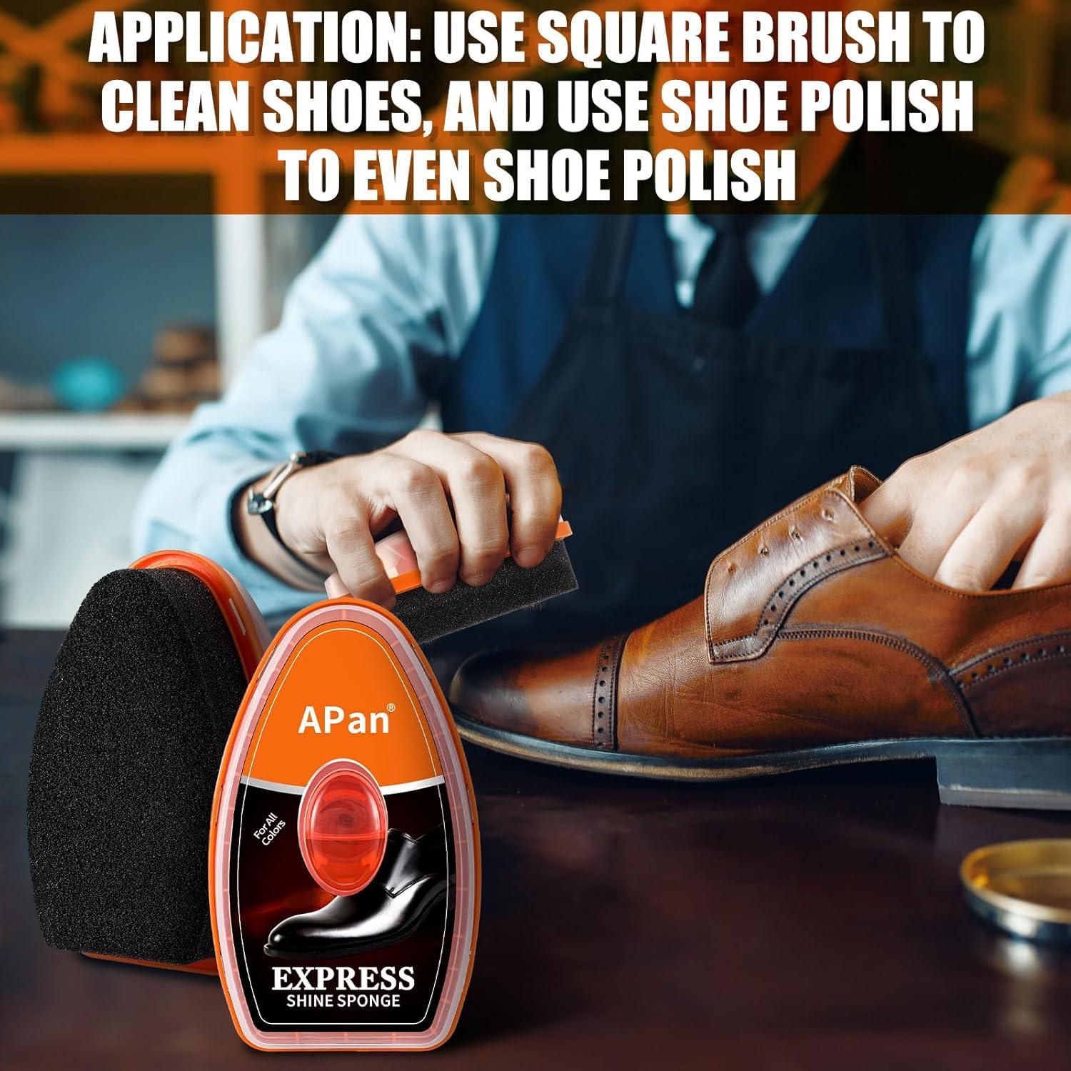 Esponjas Brillantes para Betún de Zapatos Wovnet - 2 Pcs 68g