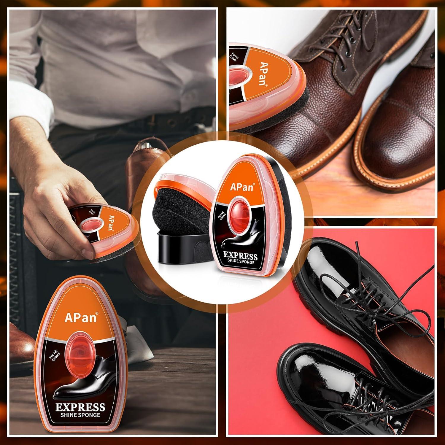 Esponjas Brillantes para Betún de Zapatos Wovnet - 2 Pcs 68g