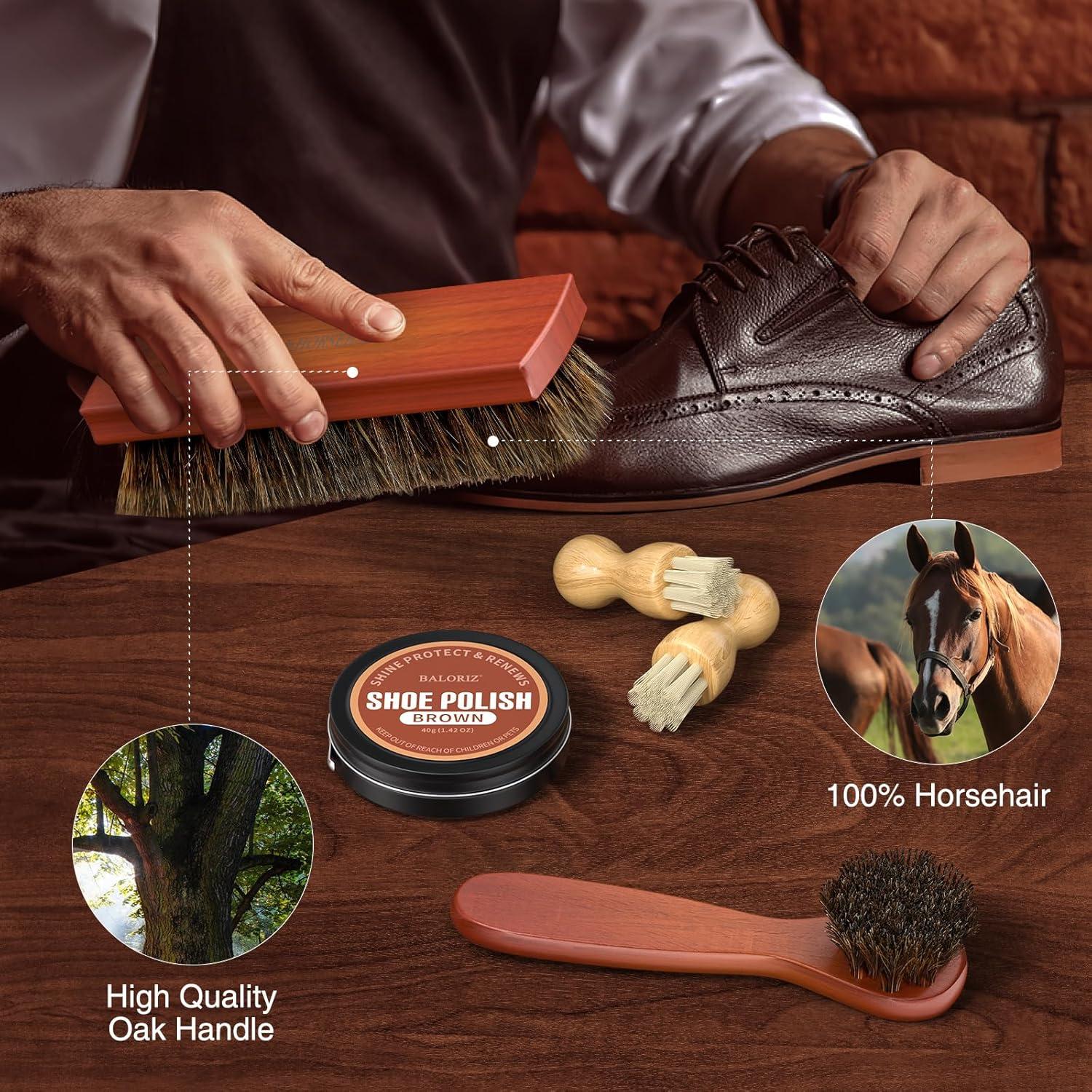 Kit de Cuidado de Zapatos de Cuero Jiuzuan 13 Piezas