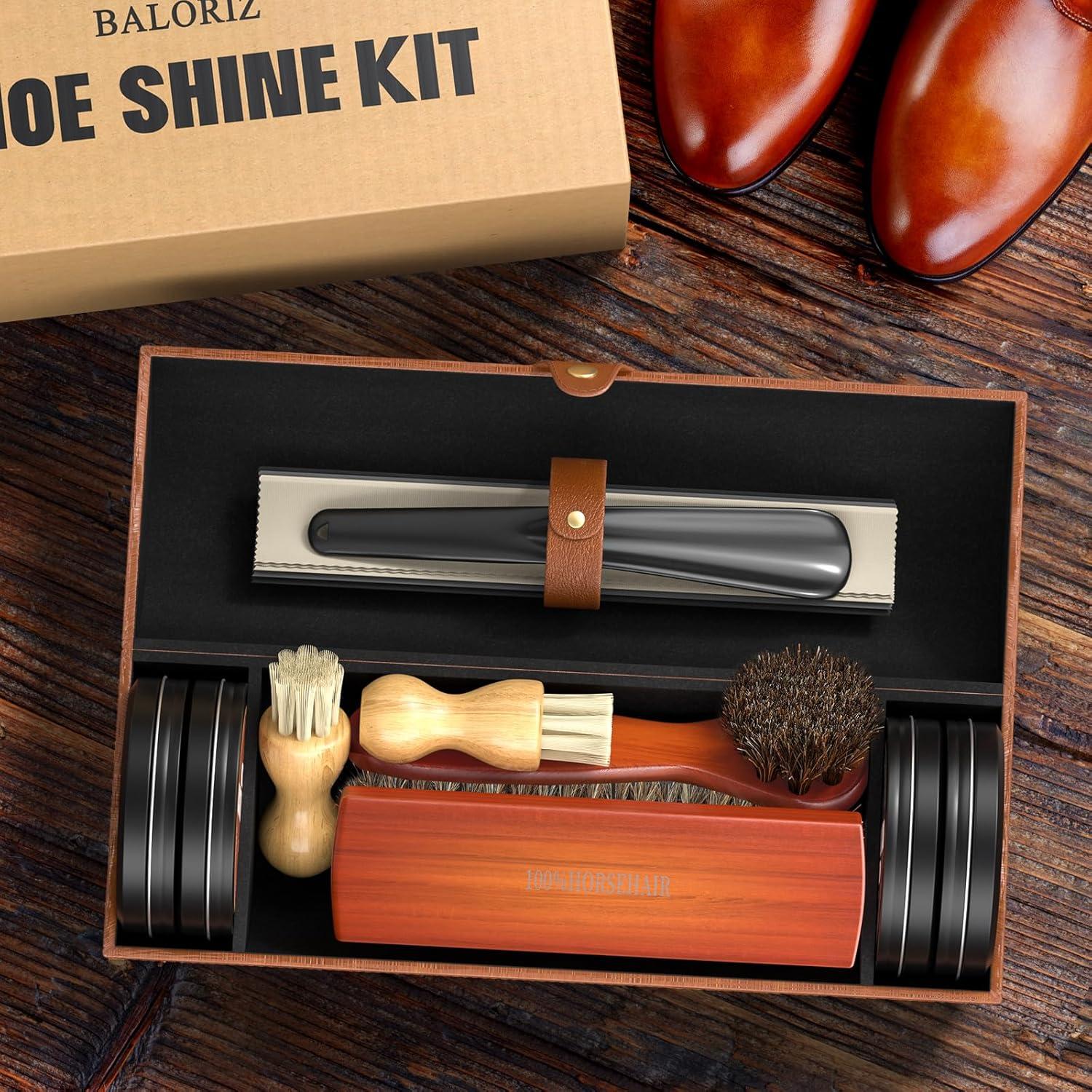 Kit de Cuidado de Zapatos de Cuero Jiuzuan 13 Piezas