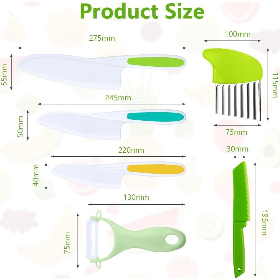 Set de Herramientas de Cocina para Niños HOTUT - 6 Piezas Seguras