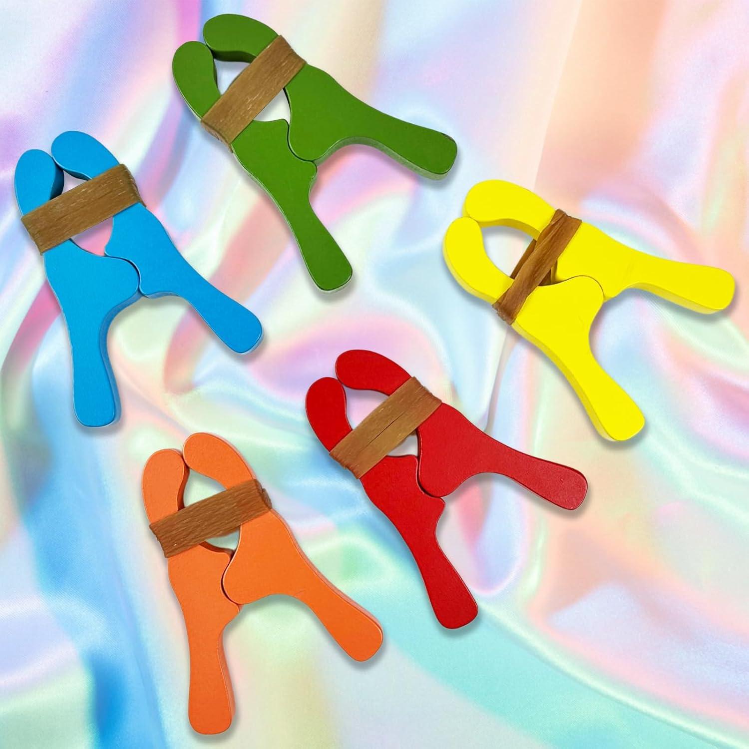 Juego de 10 Clips de Madera Coloridos Hlimior para Niños