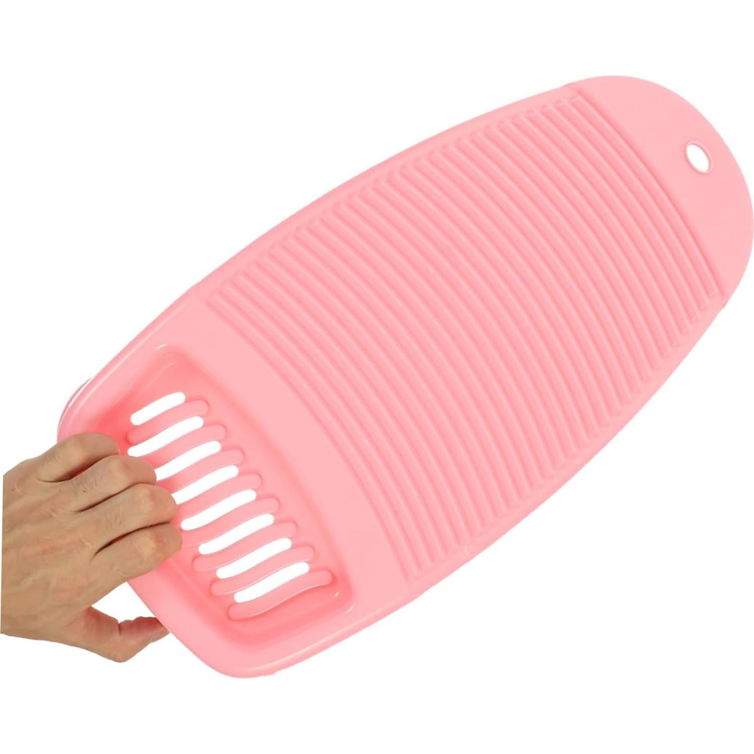 Tablón de Lavado de Viaje Levemolo Rosa Antideslizante 44.5x23.5cm