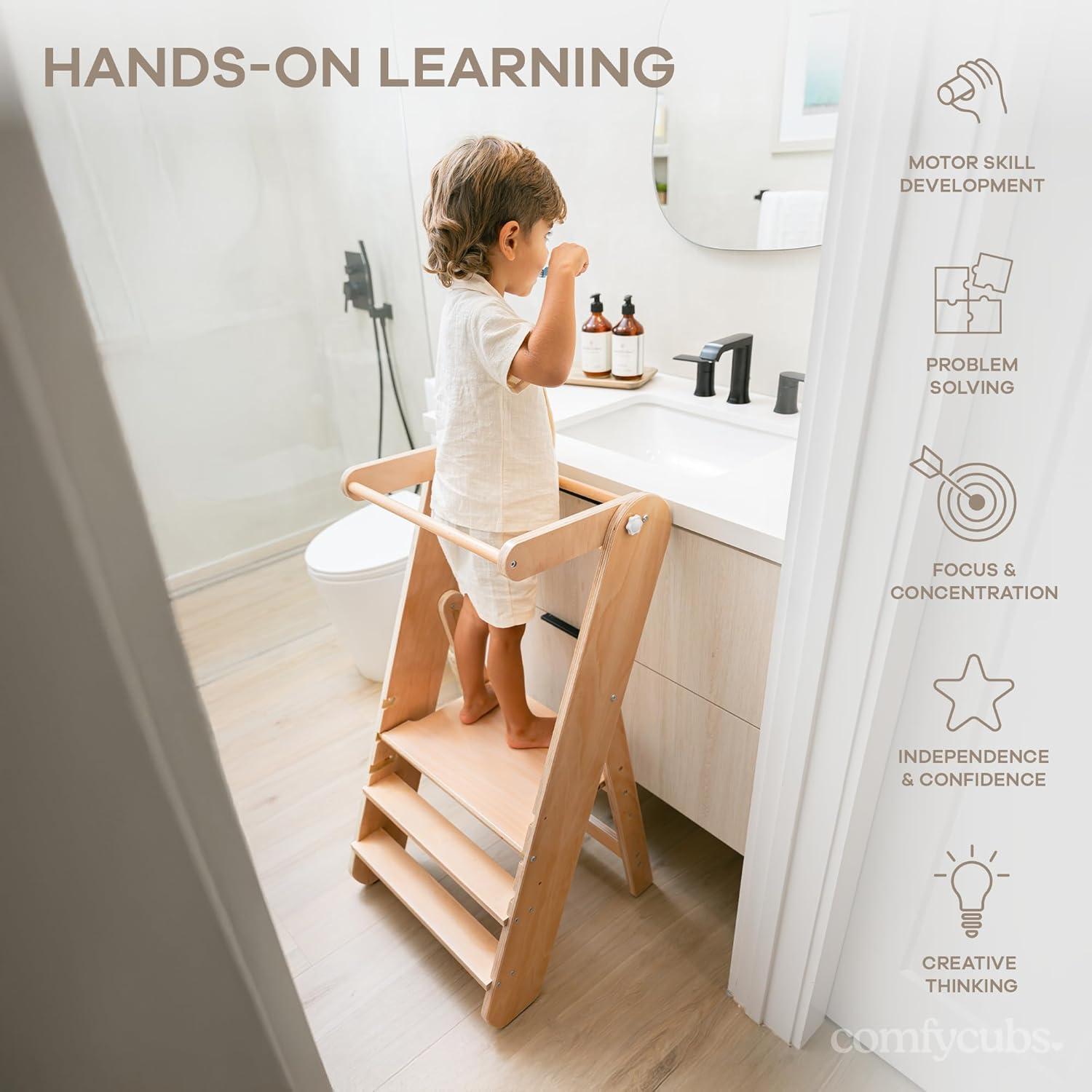 Escalera para Niños Comfy Cubs con Tablero Ocupado Interactivo