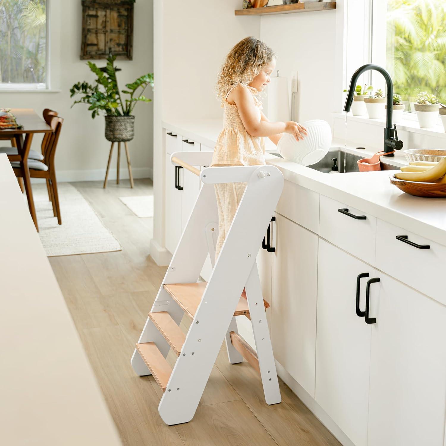 Escalera Multiusos para Niños Comfy Cubs + Tablero Ocupado