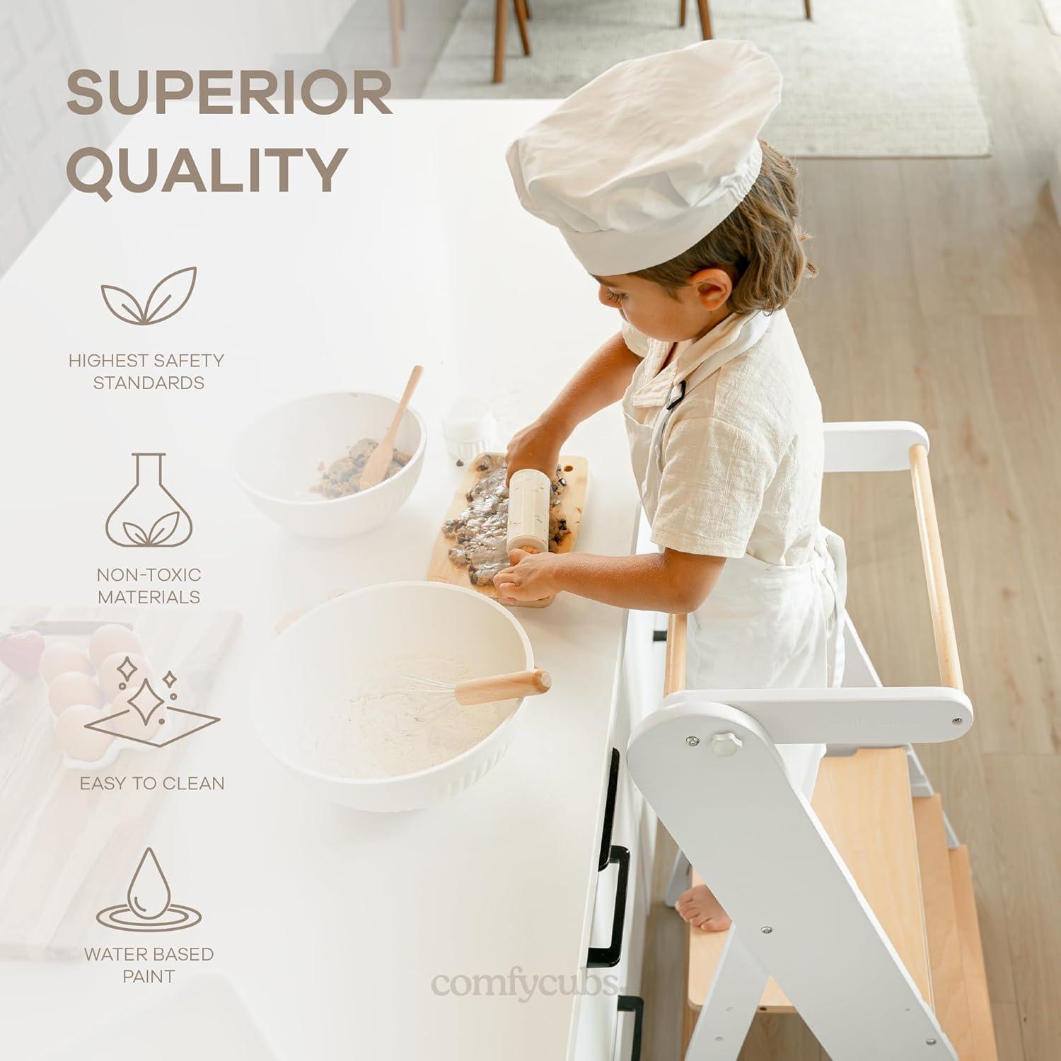 Escalera Multiusos para Niños Comfy Cubs + Tablero Ocupado