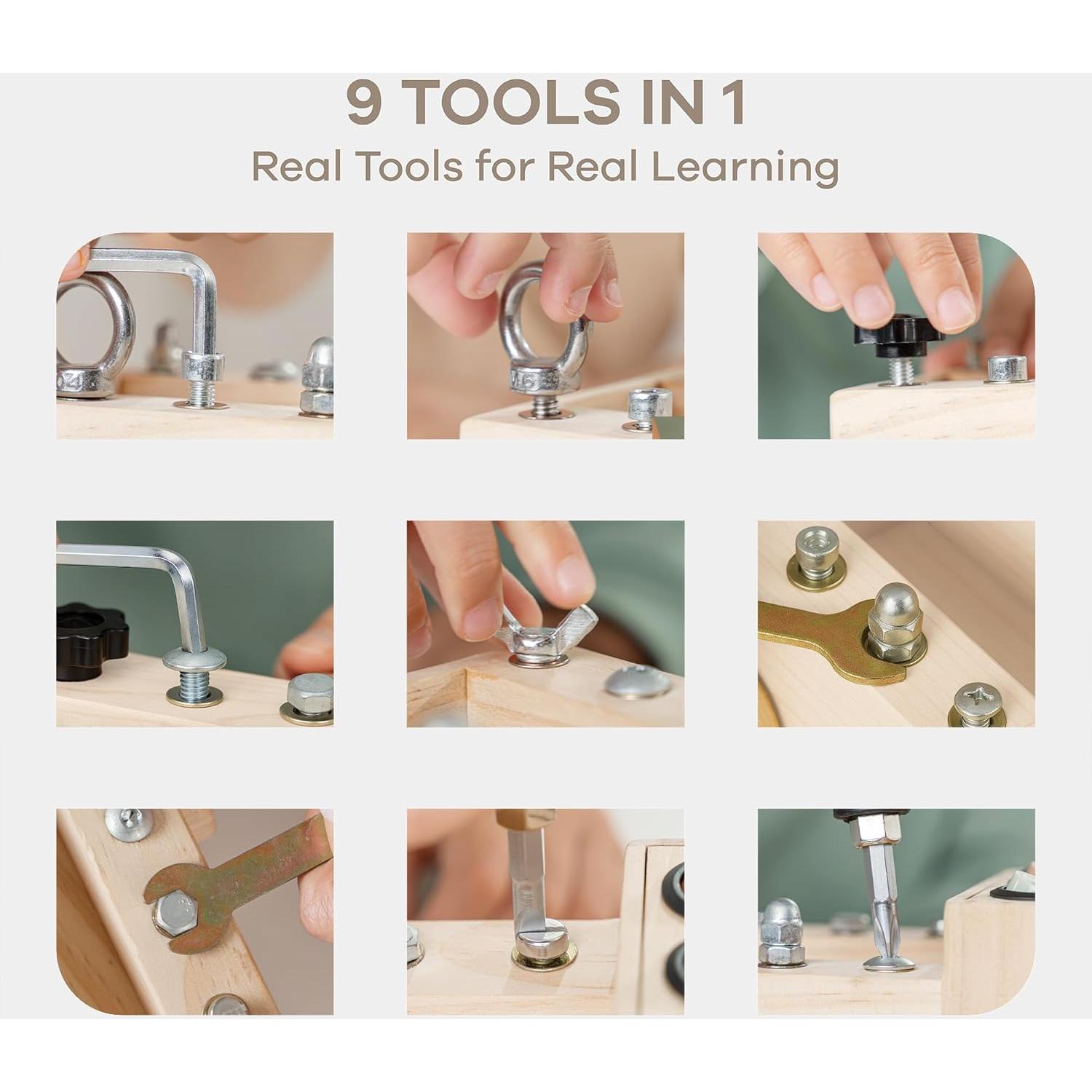 Escalera Multiusos para Niños Comfy Cubs + Tablero Ocupado