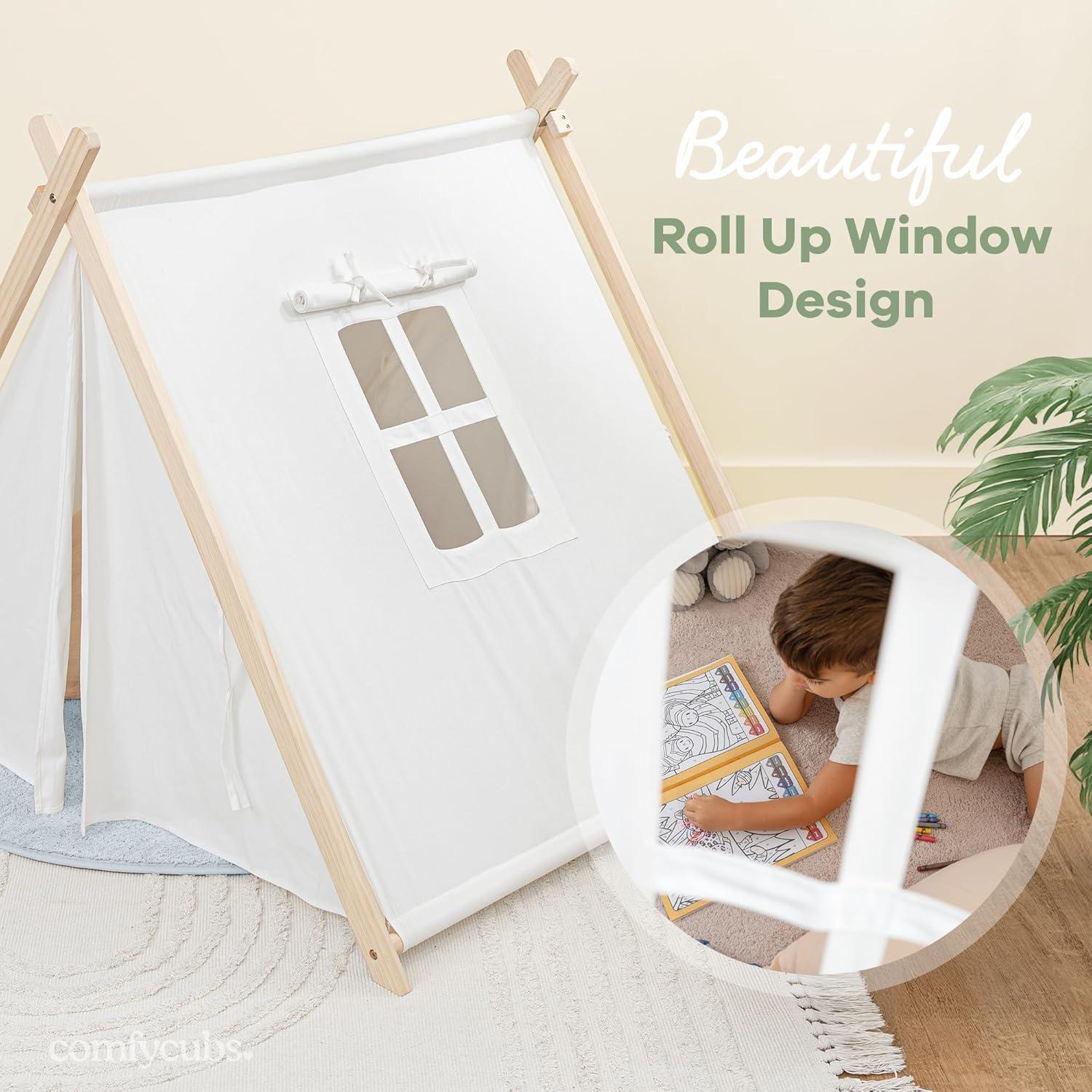 Escalera Multiusos para Niños Comfy Cubs con Carpa de Juego