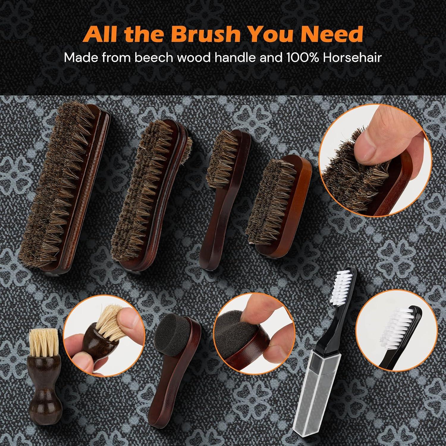 Kit de Cuidado de Zapatos Premium Deluxe - 16 Piezas