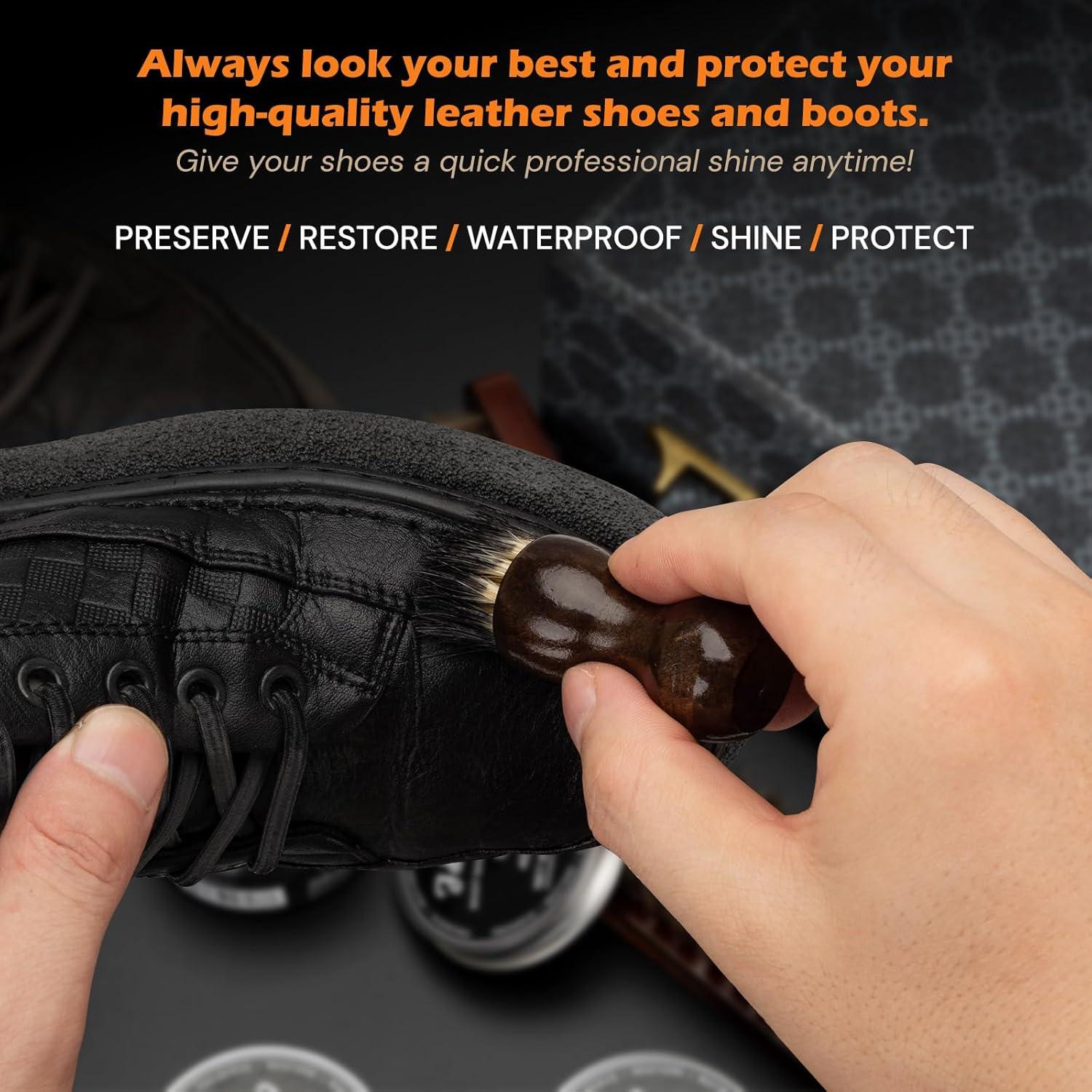 Kit de Cuidado de Zapatos Premium Deluxe - 16 Piezas