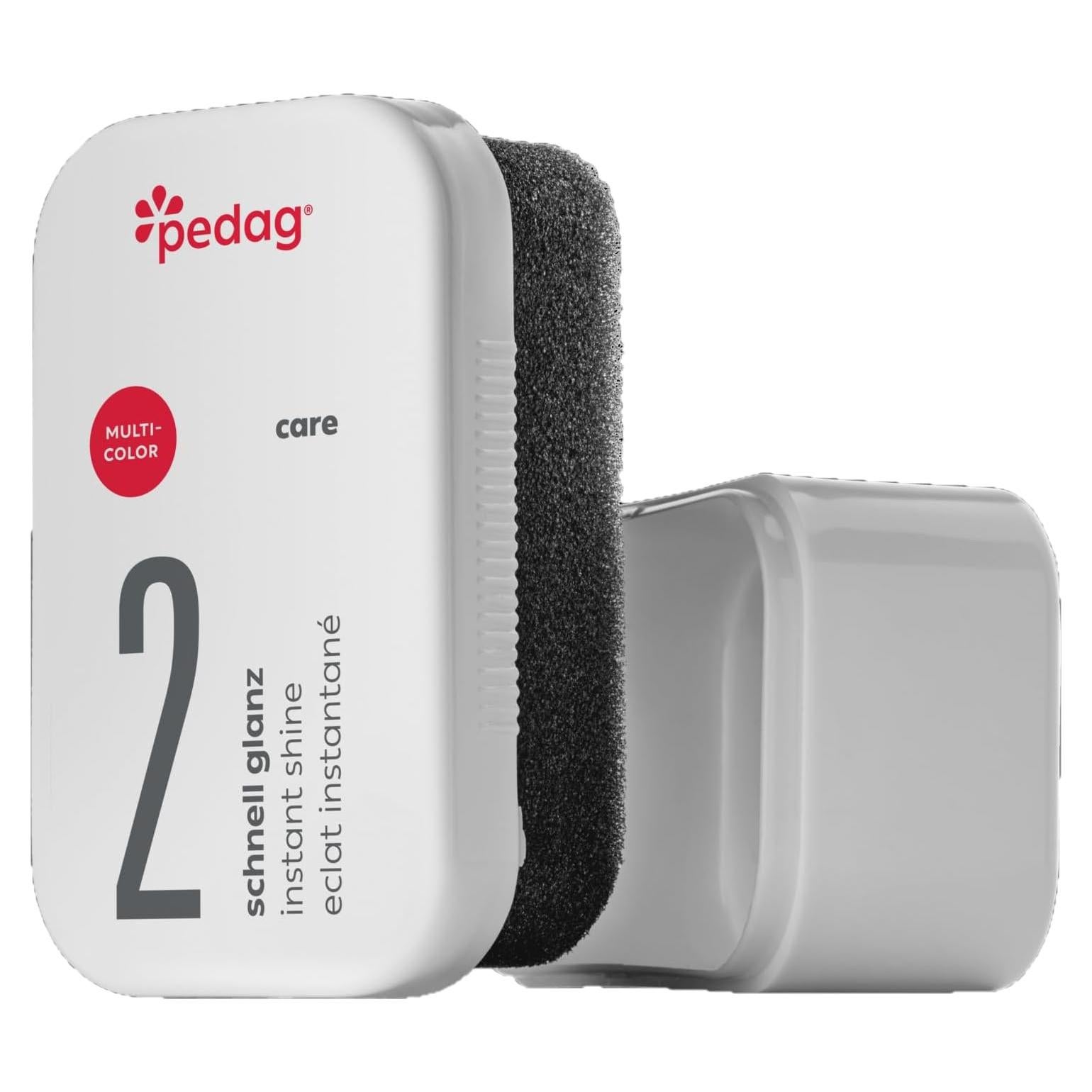 Esponja Pulidora de Cuero Pedag Shine | Brillo Instantáneo 10.16cm