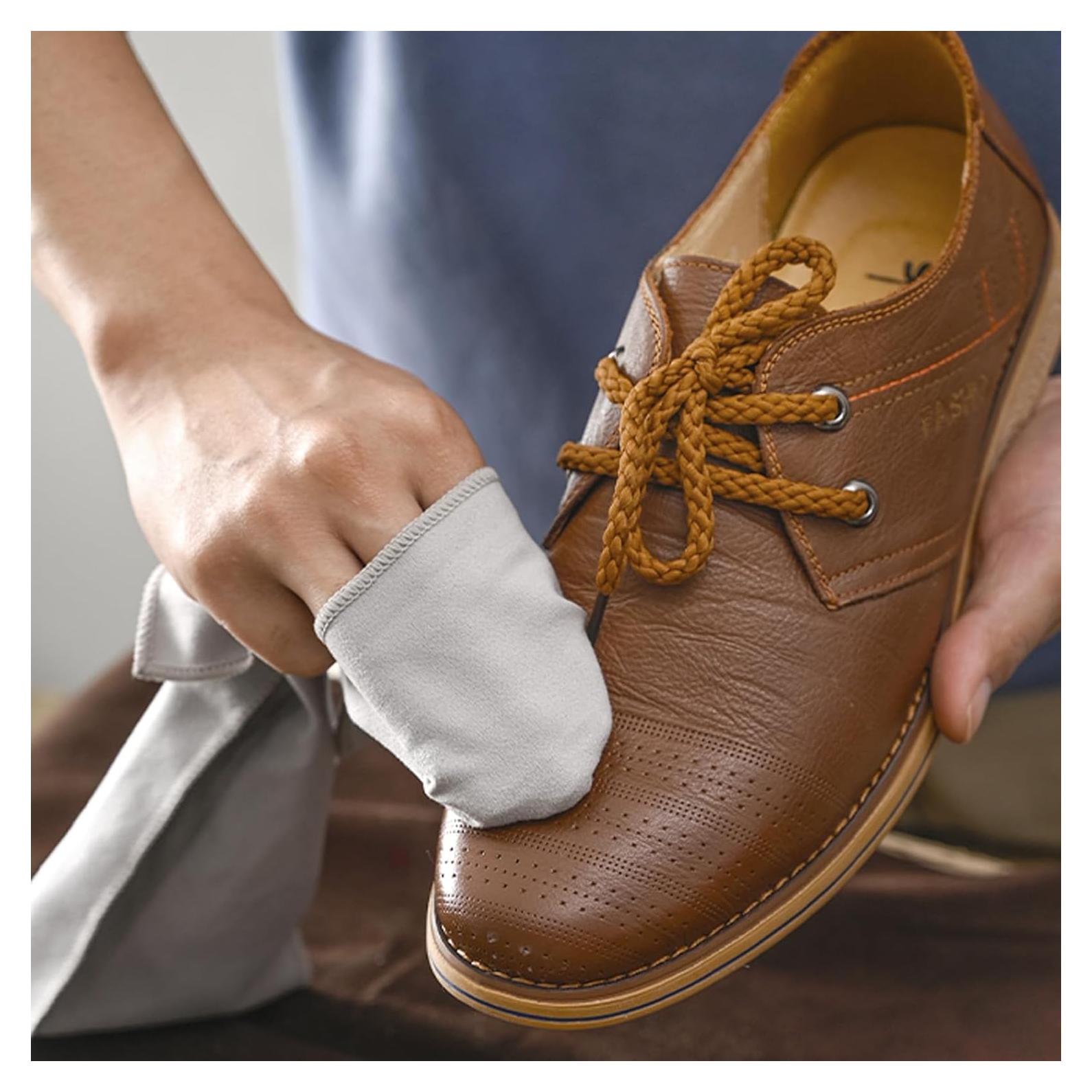 Paño Profesional para Abrillantar Zapatos Sansent 49x13cm