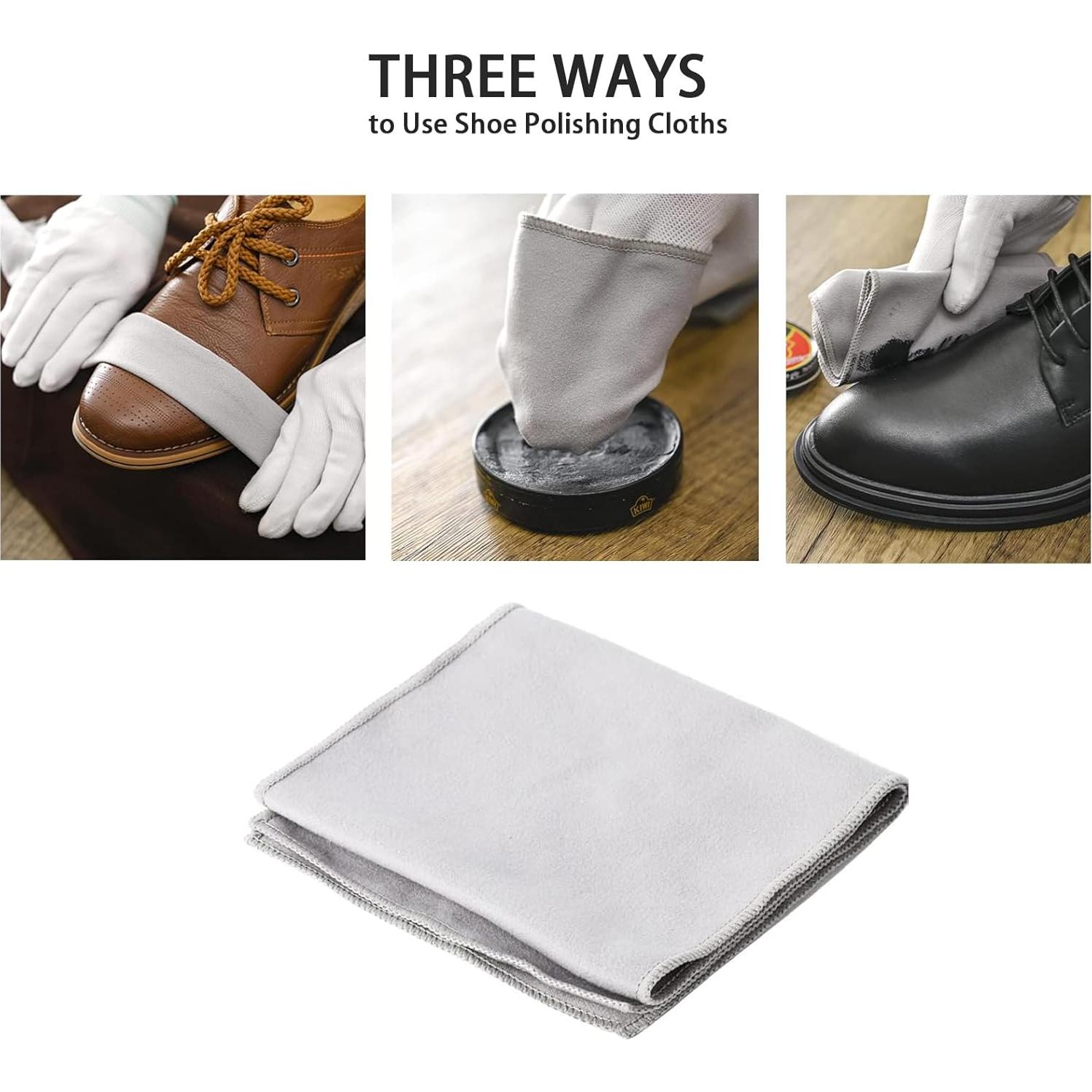 Paño Profesional para Abrillantar Zapatos Sansent 49x13cm