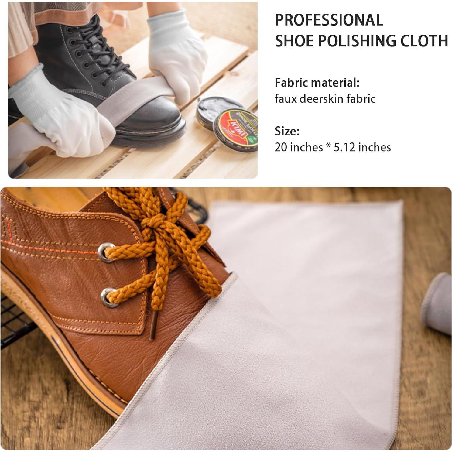 Paño Profesional para Abrillantar Zapatos Sansent 49x13cm