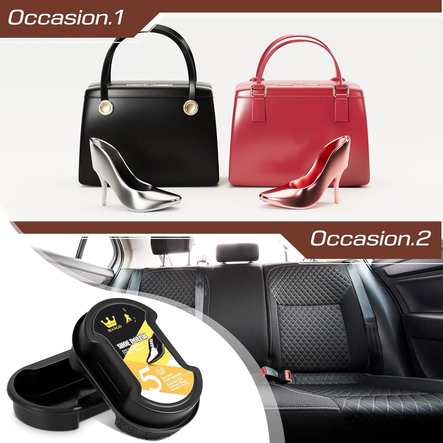 Esponjas para Brillar Zapatos Loopeer 12 Pcs 11x7.2 cm