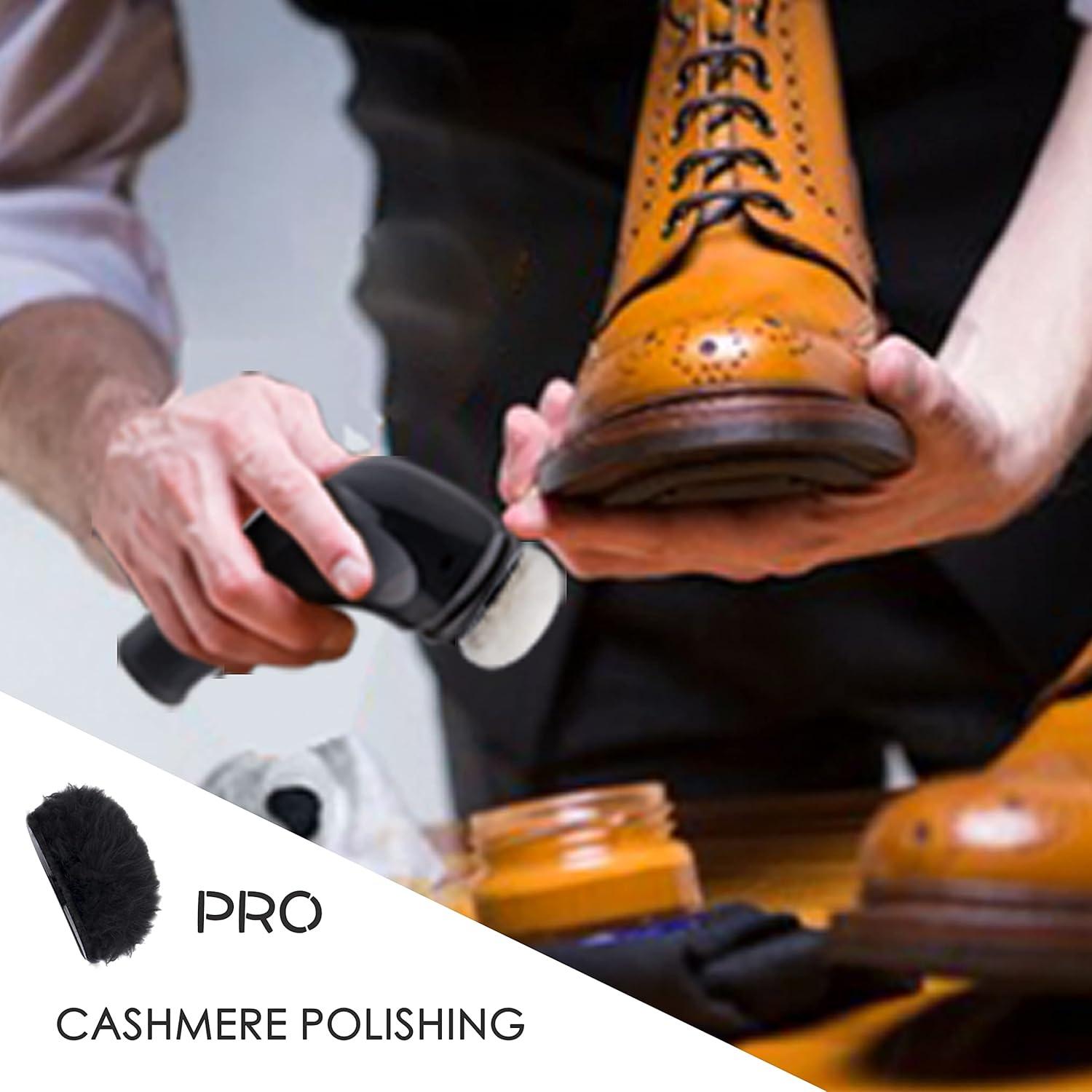 Cepillo Eléctrico para Zapatos Sansent, Limpiador Portátil de Cuero