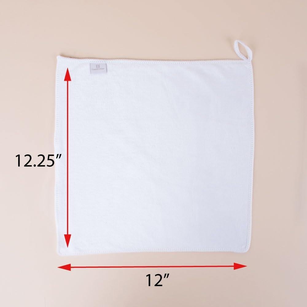 Paquete de 5 Paños para Abrillantar Zapatos FootFitter - 3 Microfibra y 2 Tradicionales