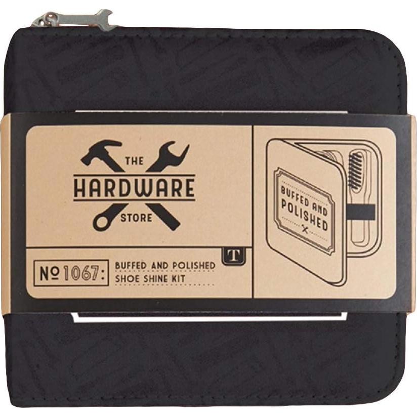 Kit de Brillo de Zapatos Two's Company 7 Piezas con Estuche